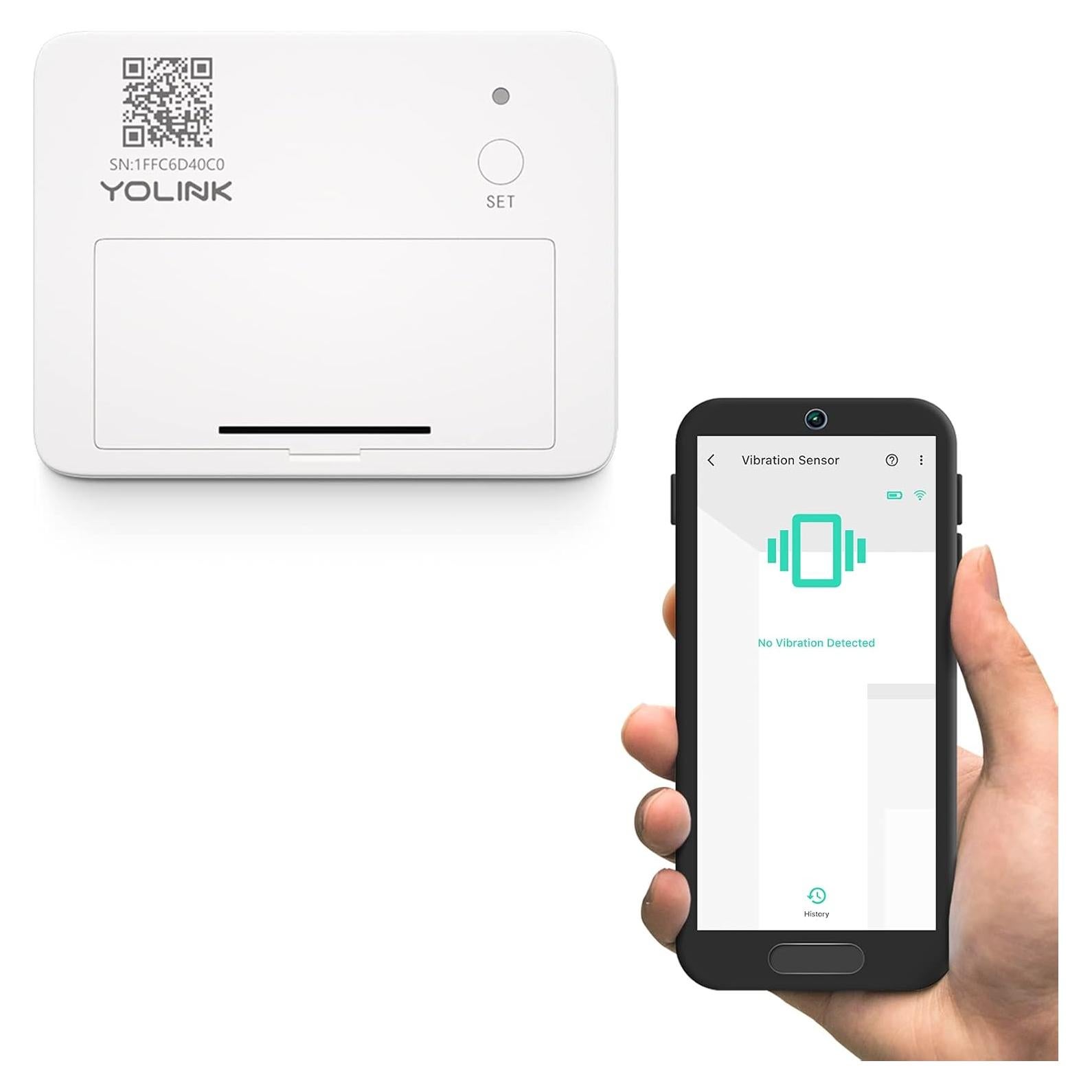 Sensor de Vibración YoLink YS7201-UC 400m Alerta SMS/Email