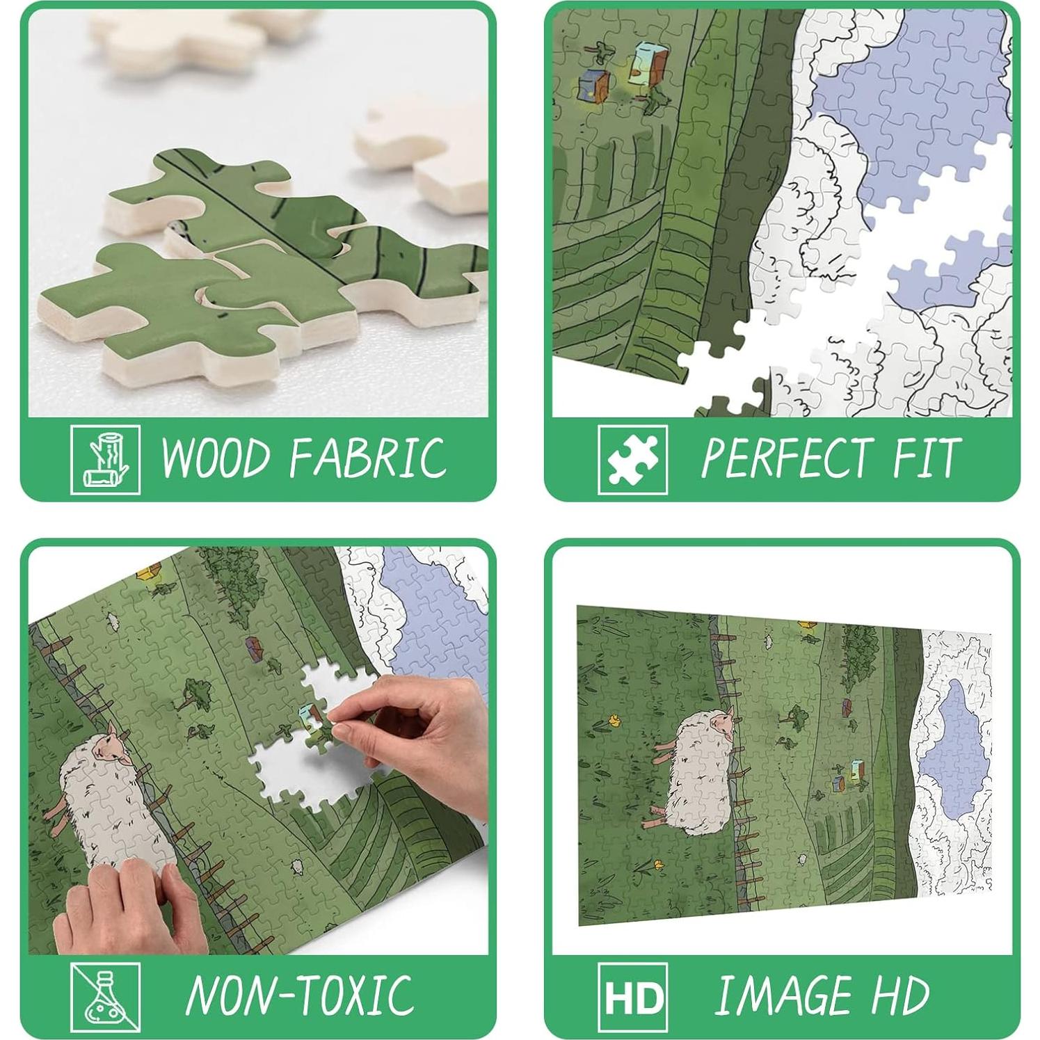 Rompecabezas de Madera IHMOLN 35 Piezas Granja 15x10 cm