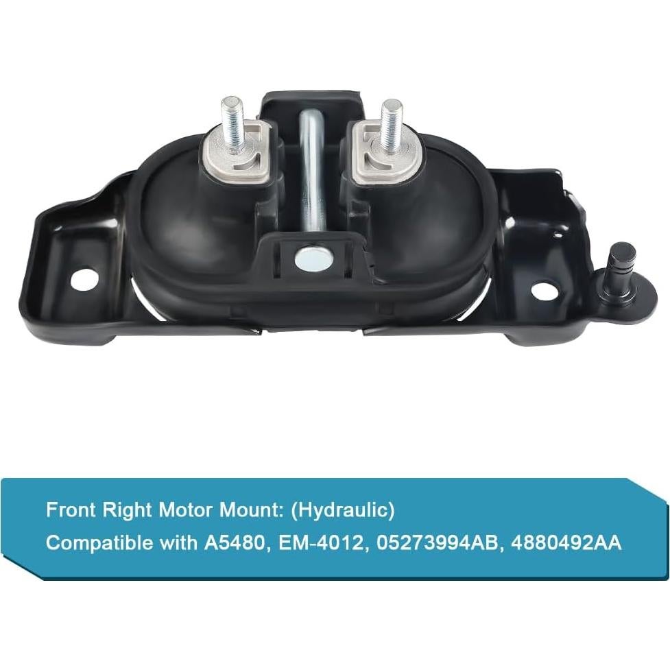 Kit de Soportes de Motor y Transmisión JDMON 4 Piezas 2008-2010