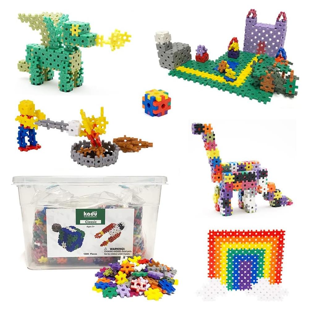 KADU Set de 1300 Piezas - Juguete de Construcción STEM/STEAM