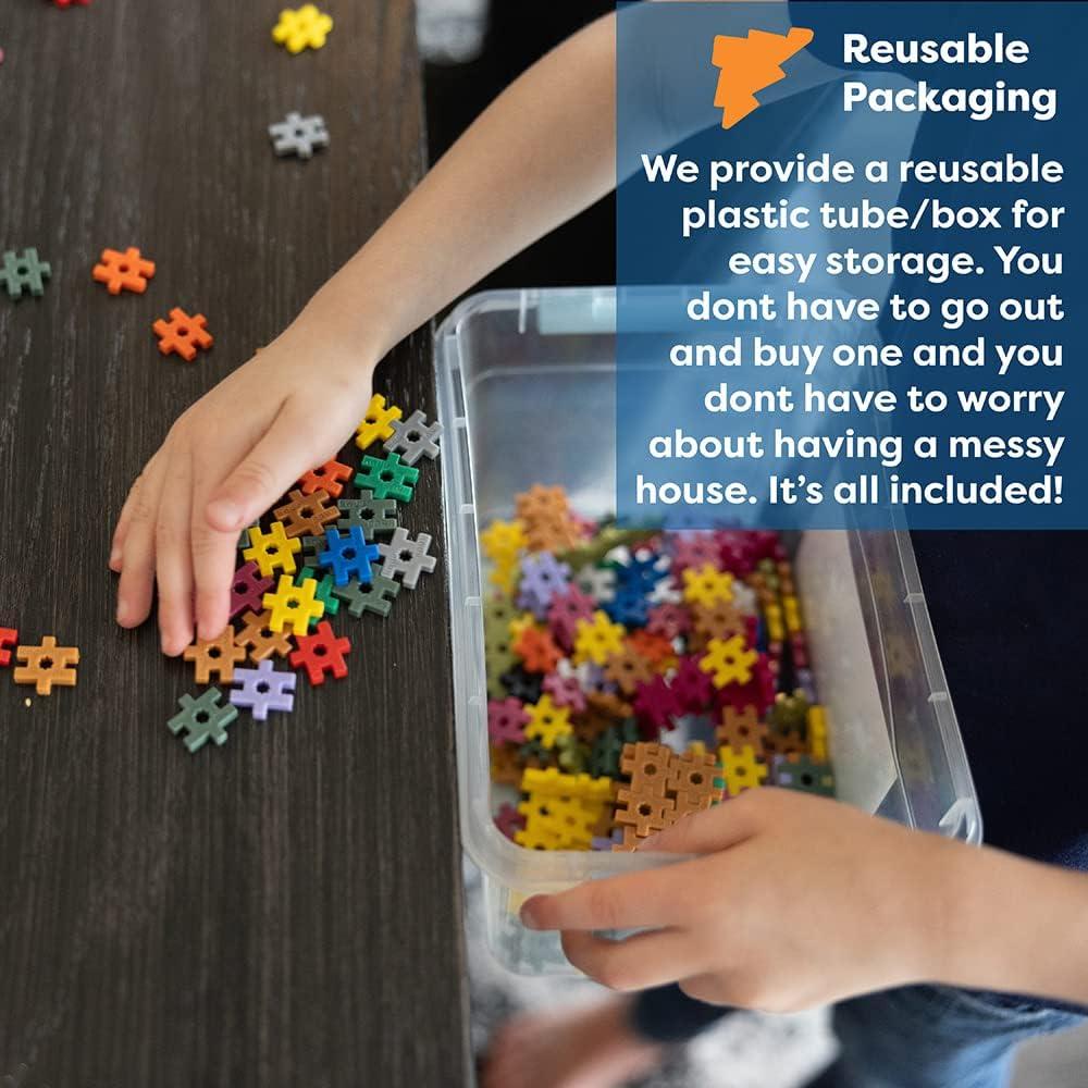 KADU Set de 1300 Piezas - Juguete de Construcción STEM/STEAM