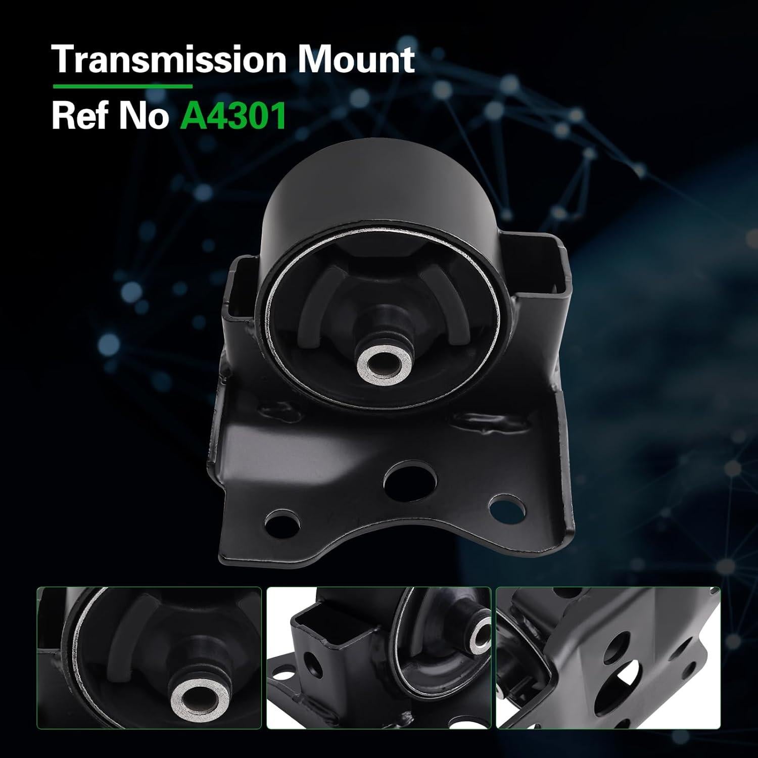 Kit de Soportes de Motor y Transmisión Loongrie para Sentra 2000-2006 1.8L