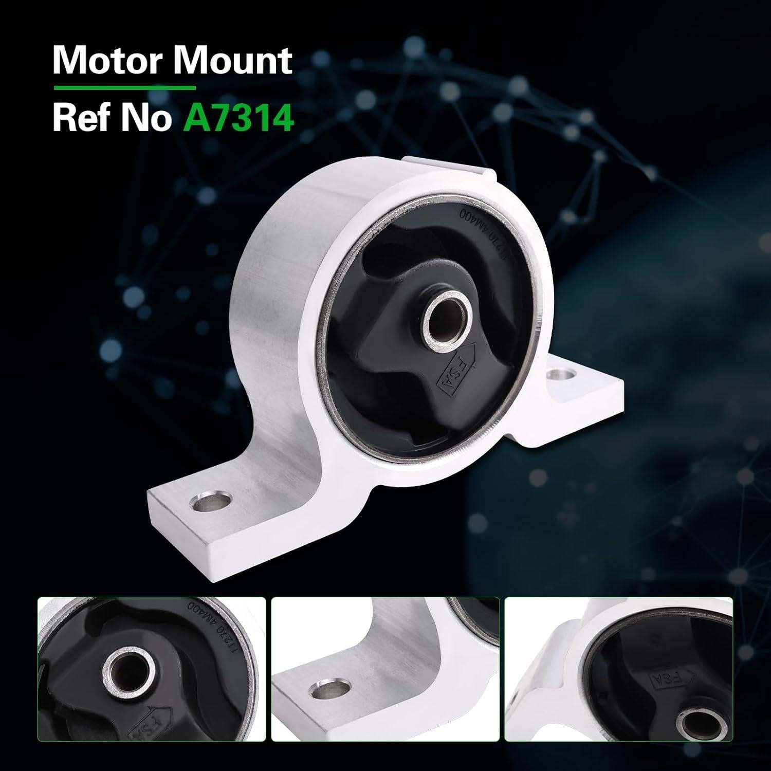 Kit de Soportes de Motor y Transmisión Loongrie para Sentra 2000-2006 1.8L