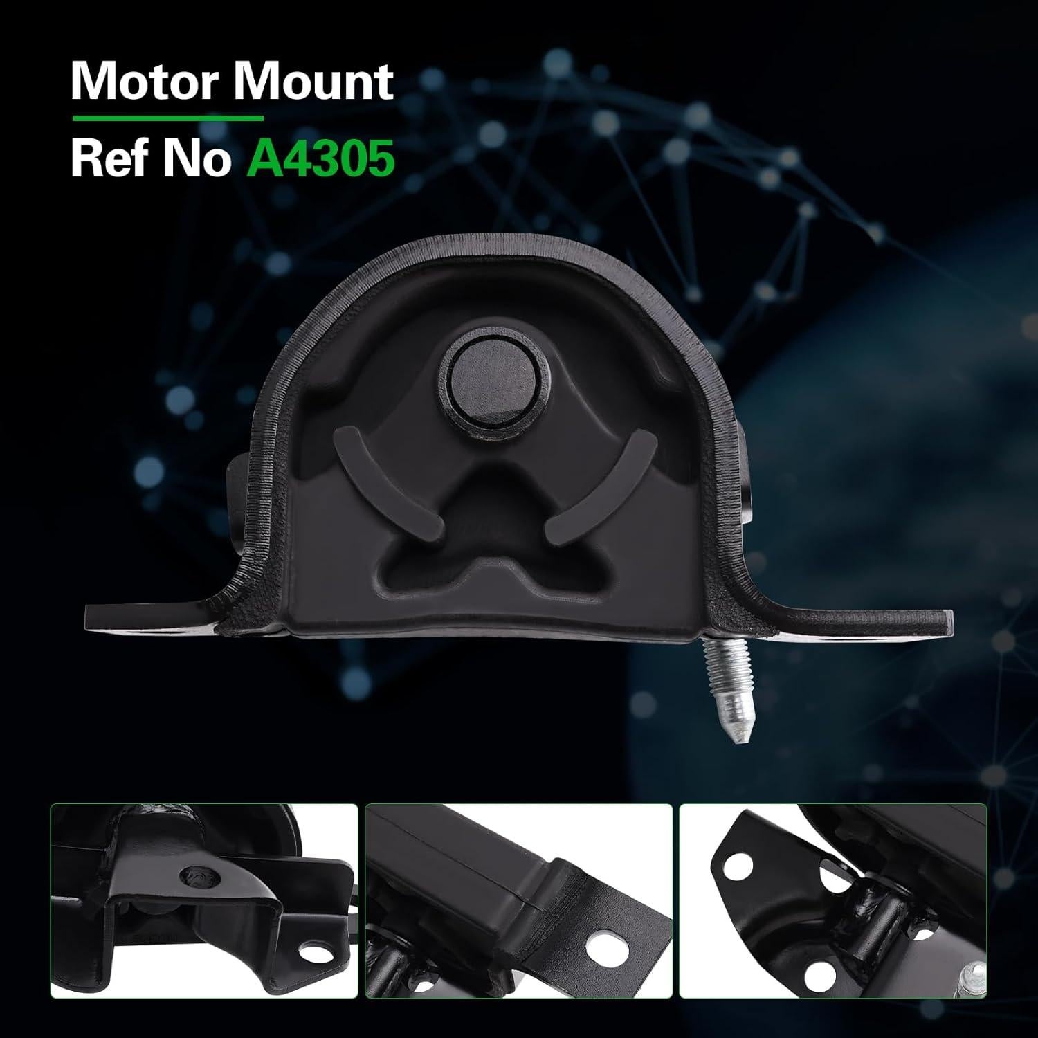 Kit de Soportes de Motor y Transmisión Loongrie para Sentra 2000-2006 1.8L