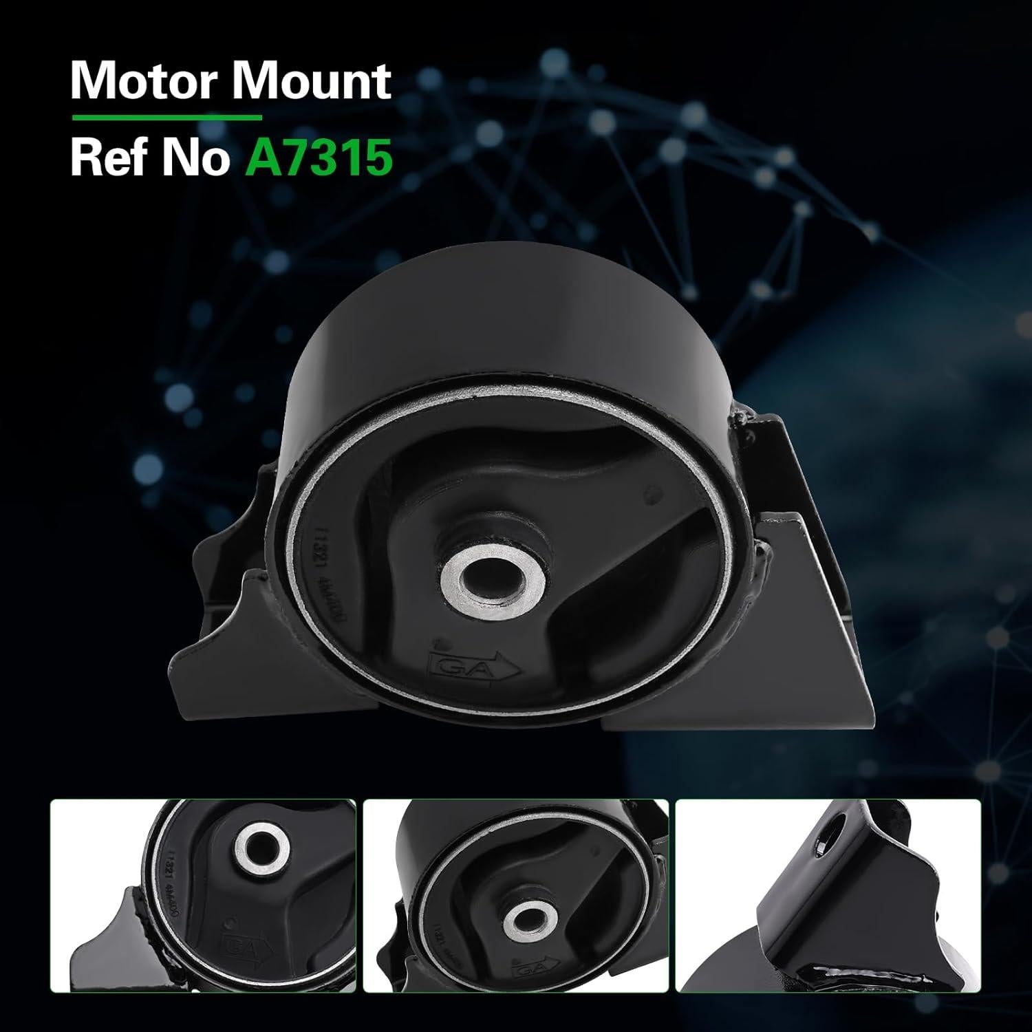 Kit de Soportes de Motor y Transmisión Loongrie para Sentra 2000-2006 1.8L