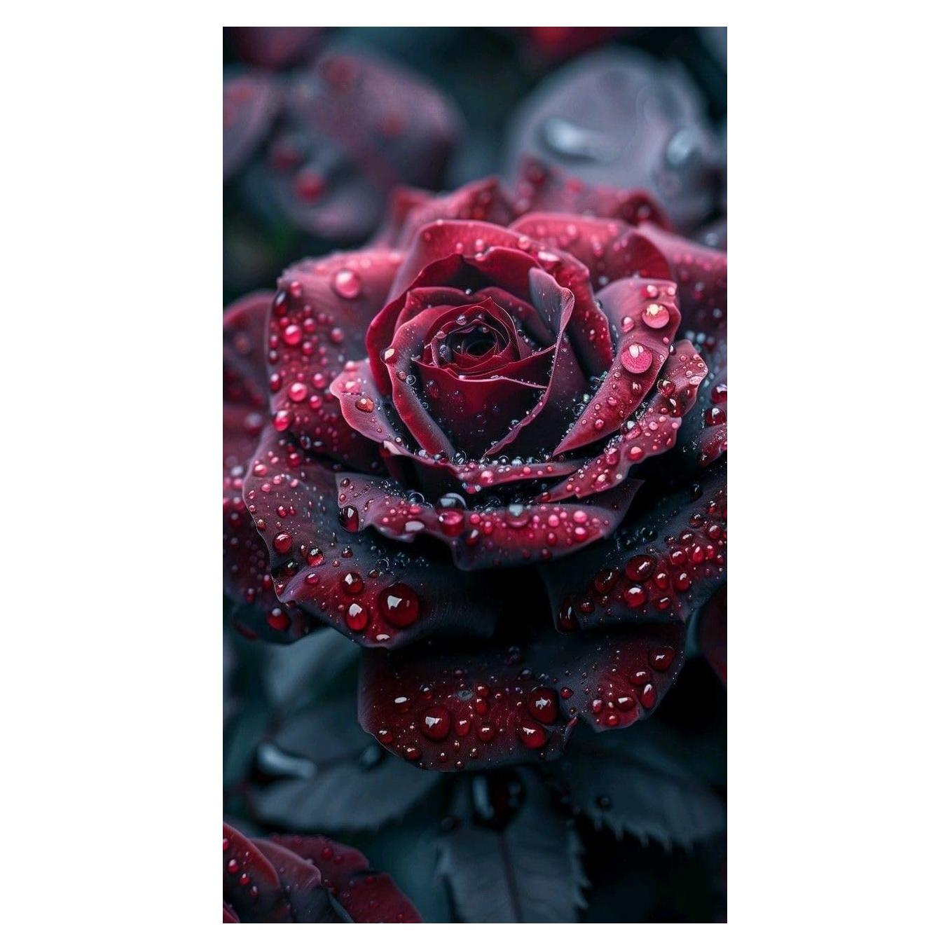 Rompecabezas de Madera 500 Piezas Rosa Roja 52x38cm ZCJPTDBD