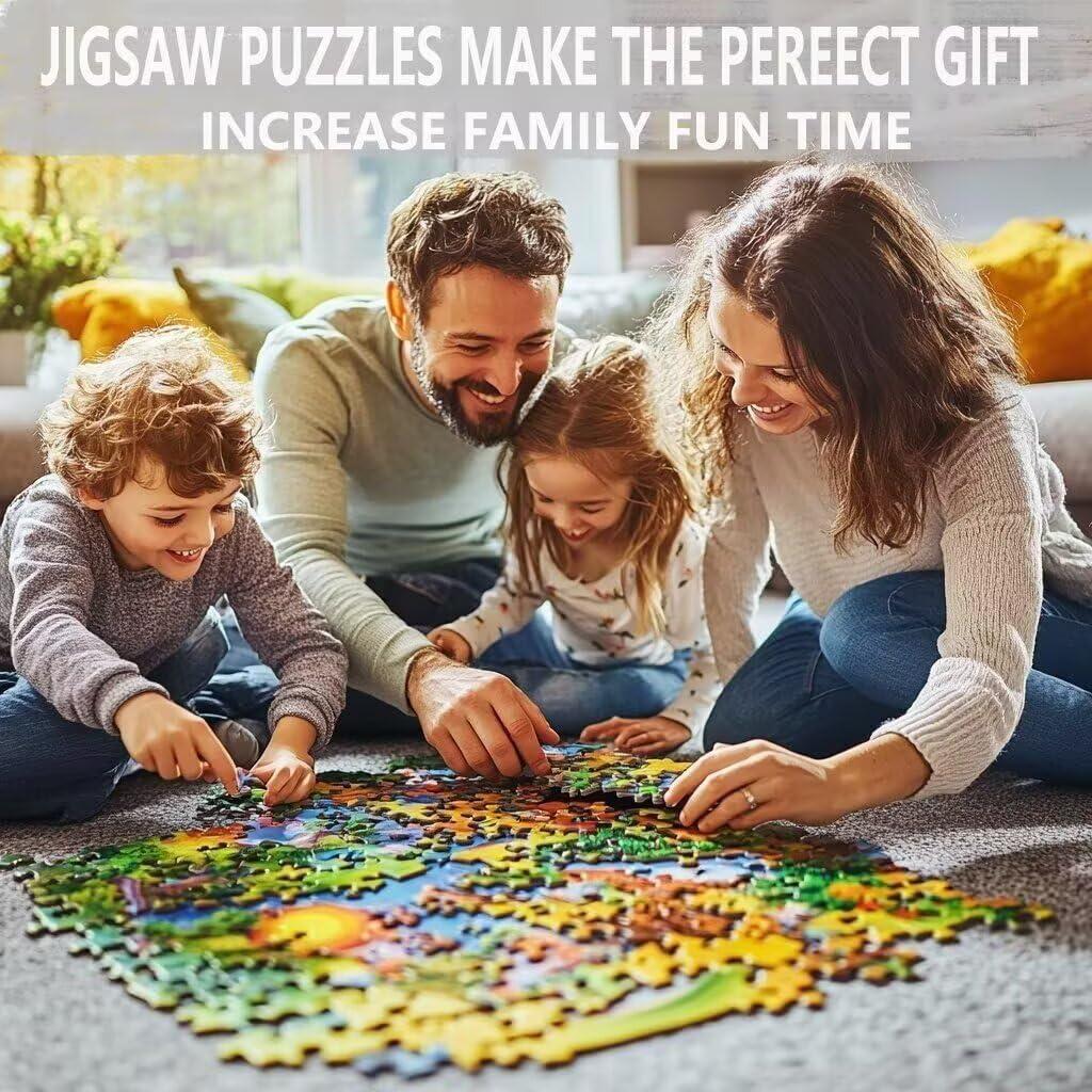 Rompecabezas de Madera 500 Piezas Rosa Roja 52x38cm ZCJPTDBD