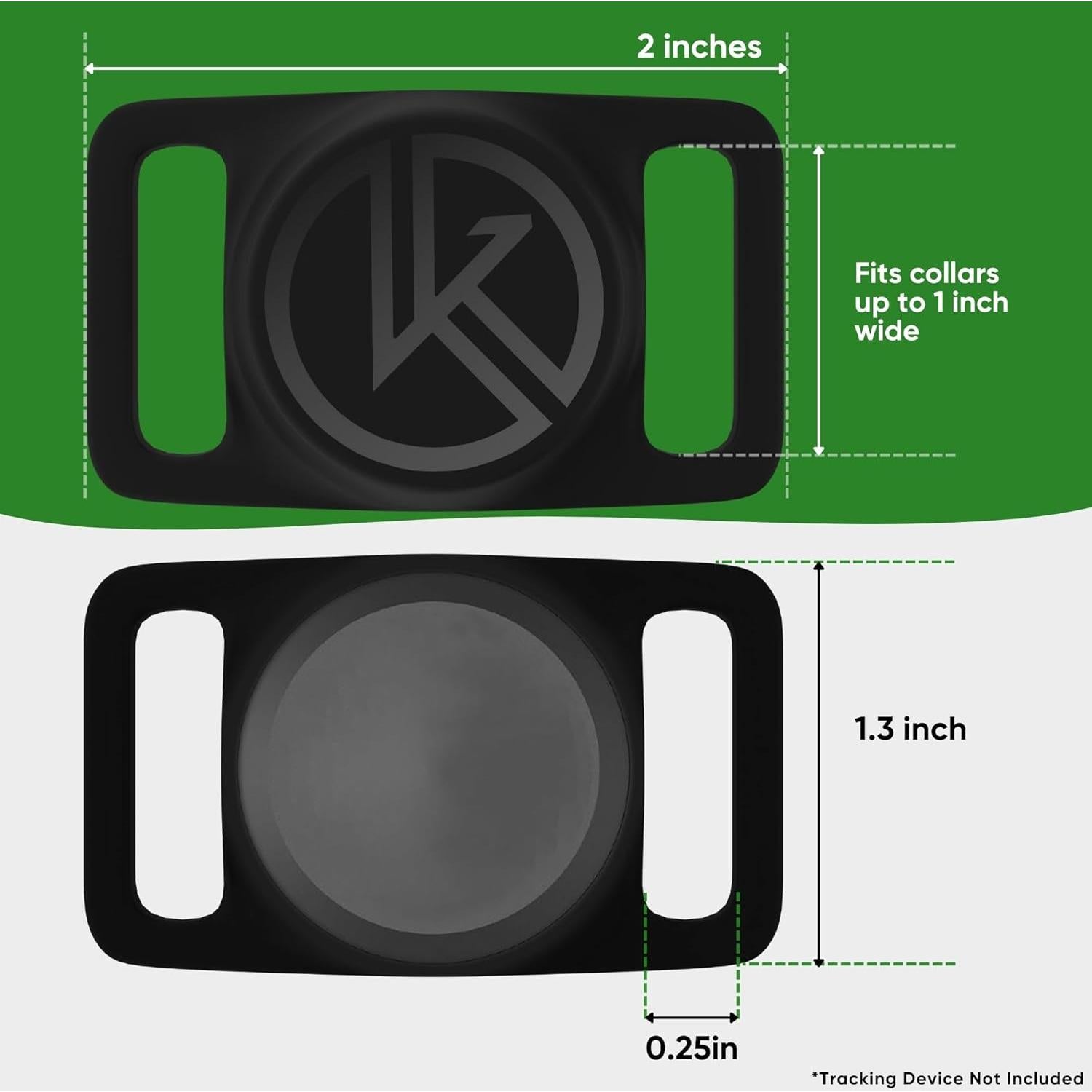 Soporte para Collar de Perro Kitty Kompass 2022 - Negro