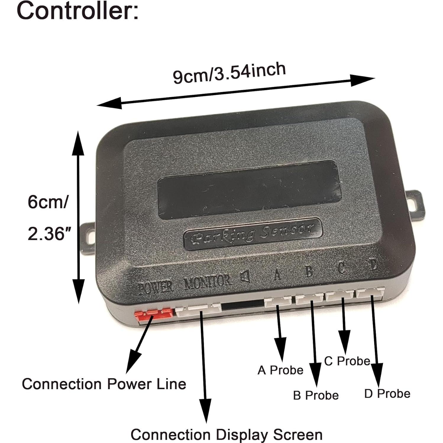 Sensor de Estacionamiento CYDZSW con Pantalla LED y 4 Sensores