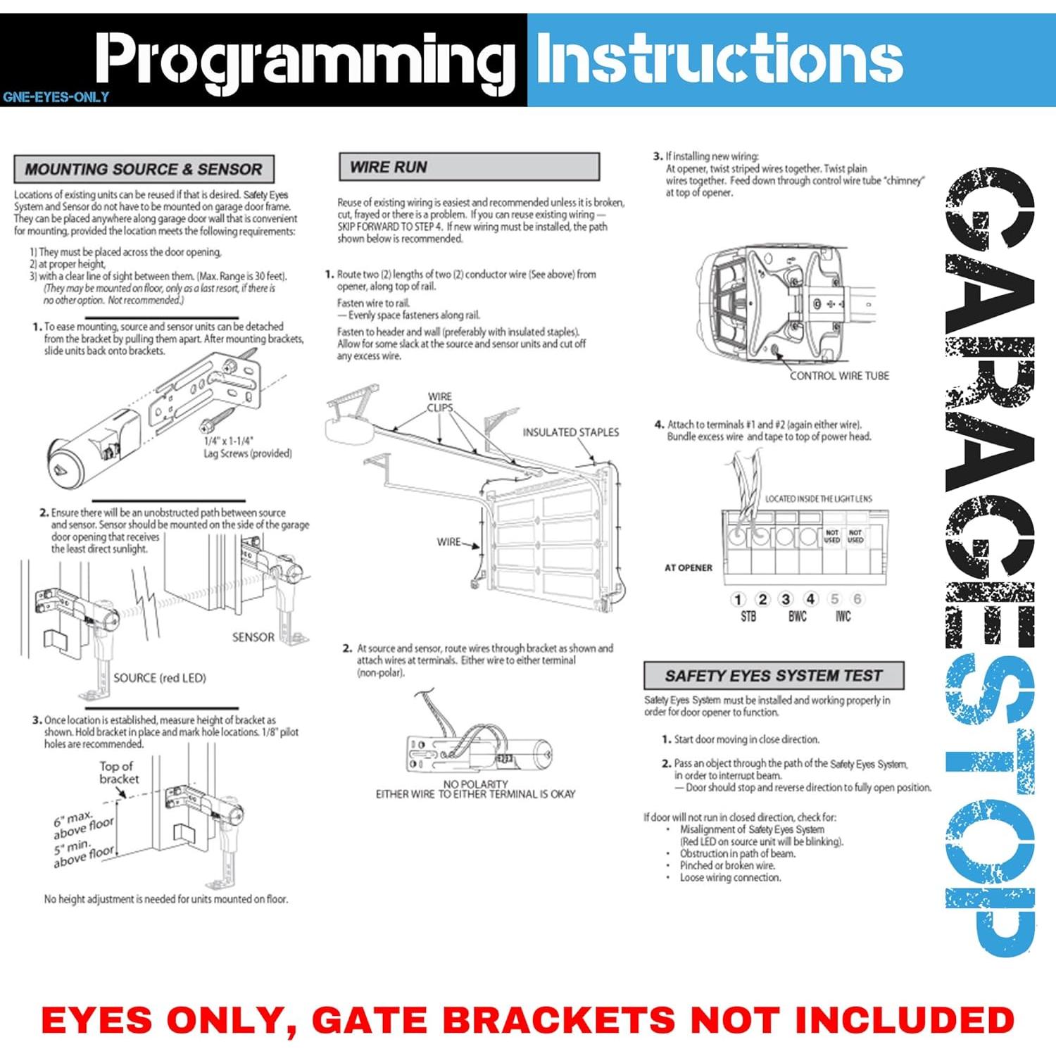 Sensor de Seguridad Garage Stop STB-B para Puerta de Garaje