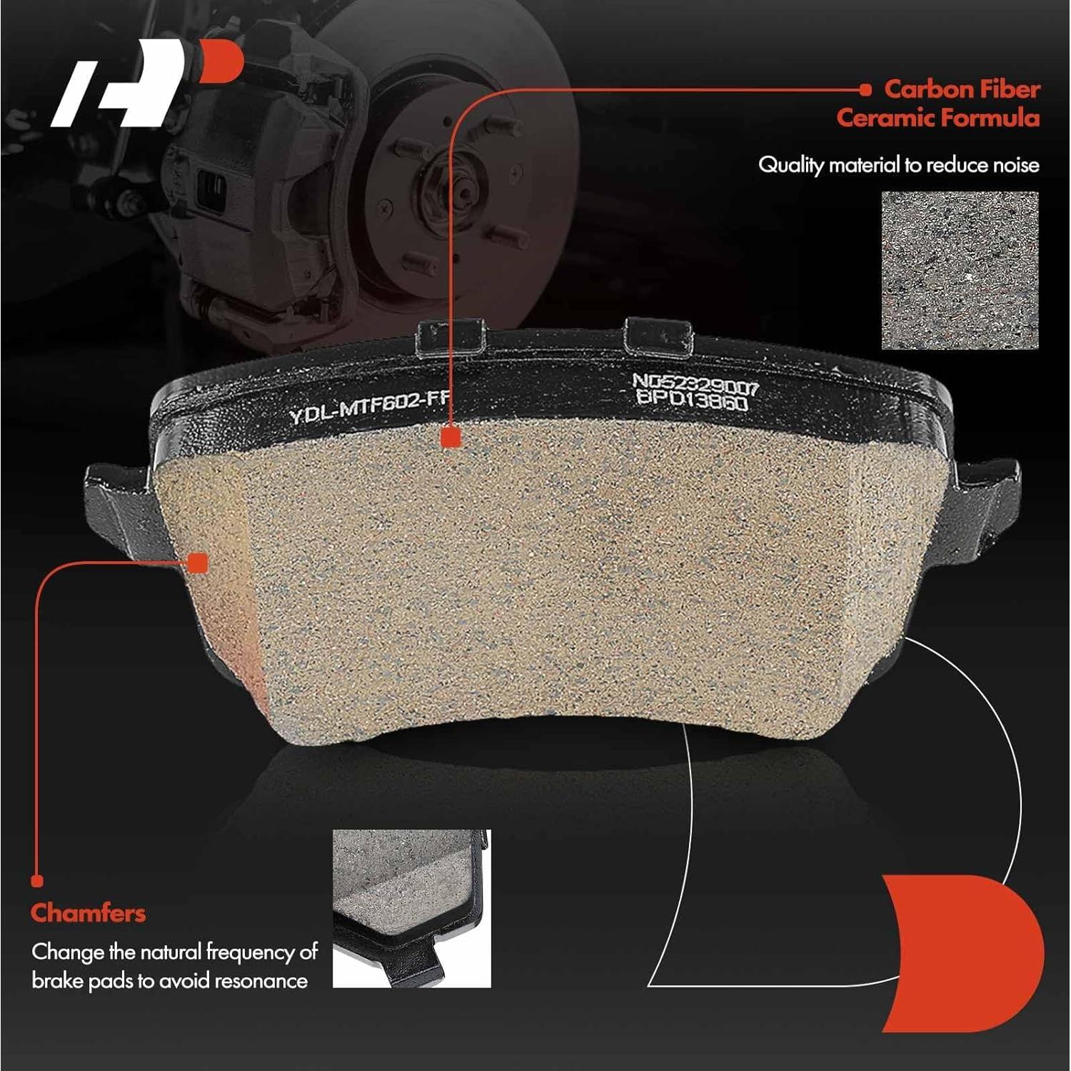 Discos de Freno Delanteros A-Premium 320 mm + Pastillas Cerámicas