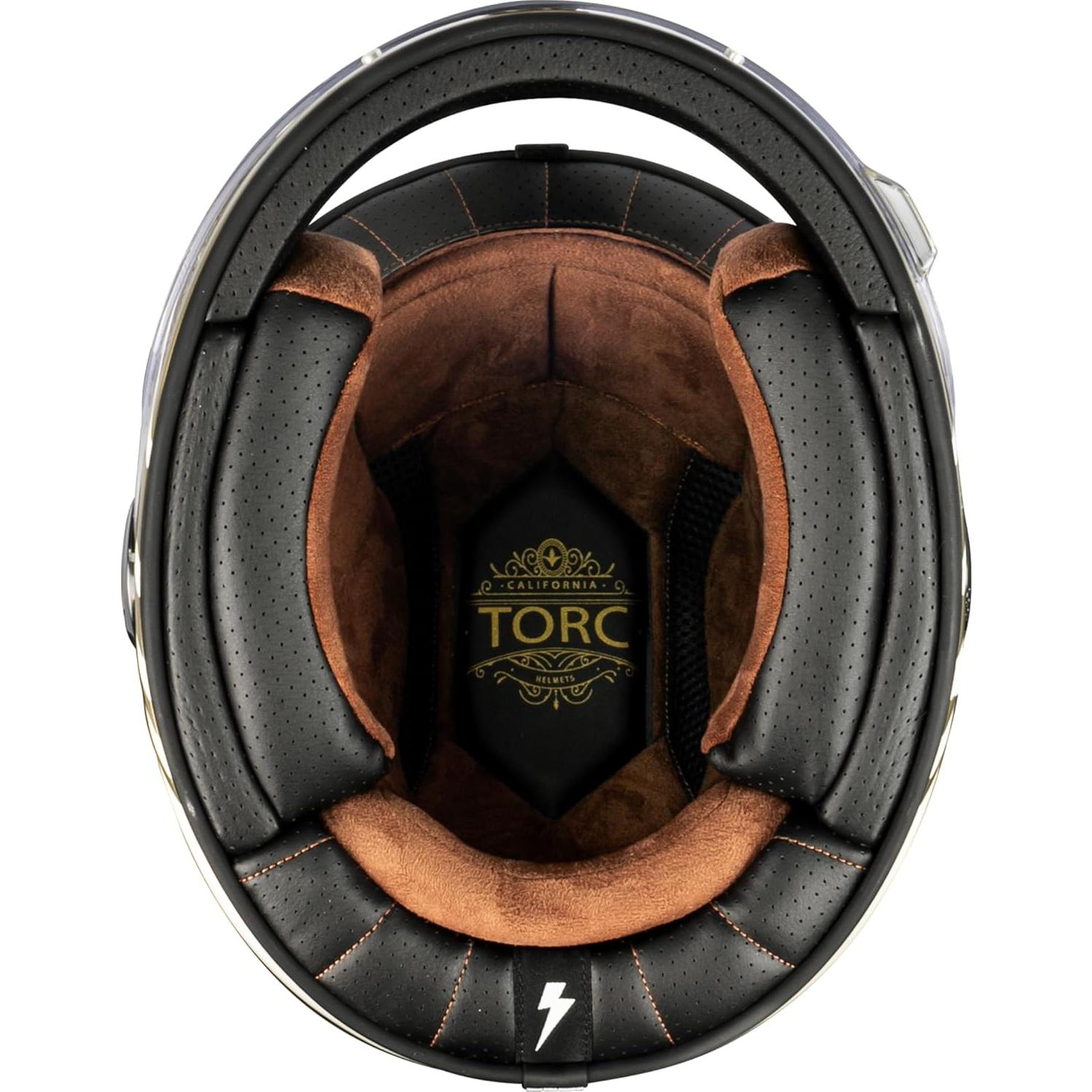 Casco Integral TORC T1 Fibra de Vidrio X-Grande Blanco