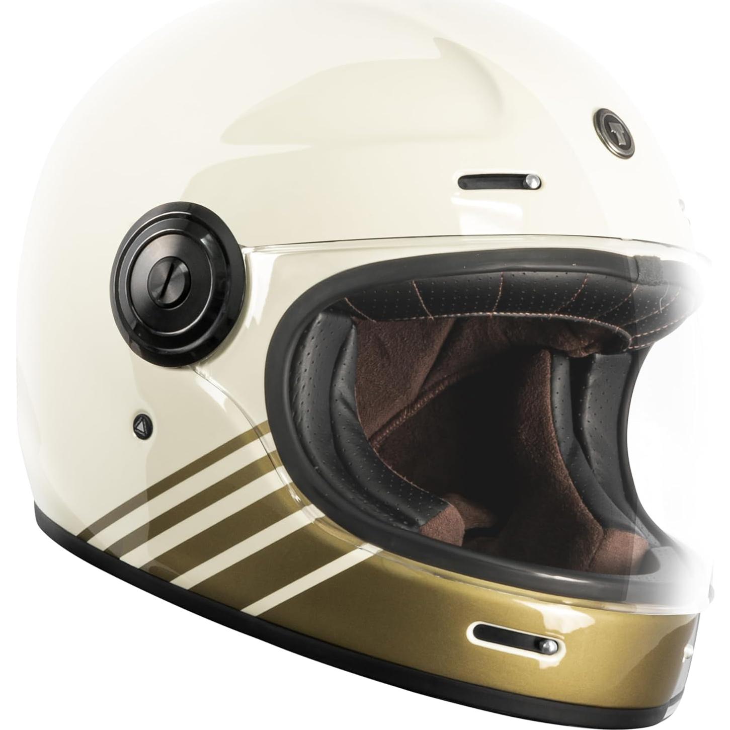 Casco Integral TORC T1 Fibra de Vidrio XX-Grande Blanco