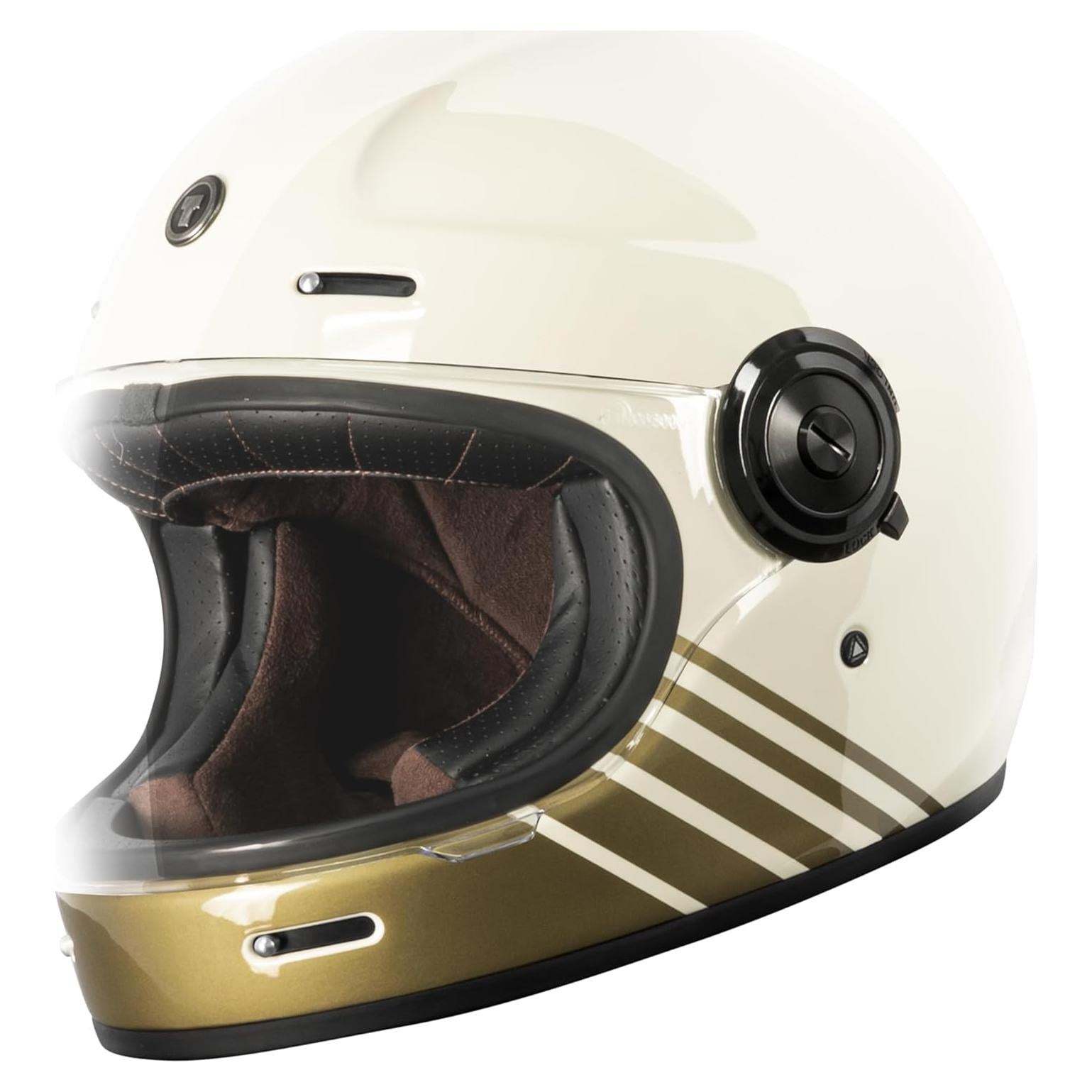 Casco Integral TORC T1 Fibra de Vidrio Mediano Blanco