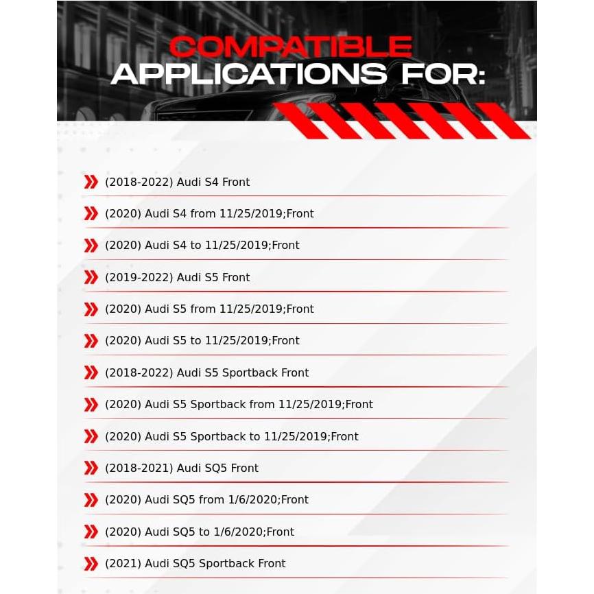 Kit de Freno Delantero R1 Concepts para Audi Q5/S4/S5/SQ5 2018-2024