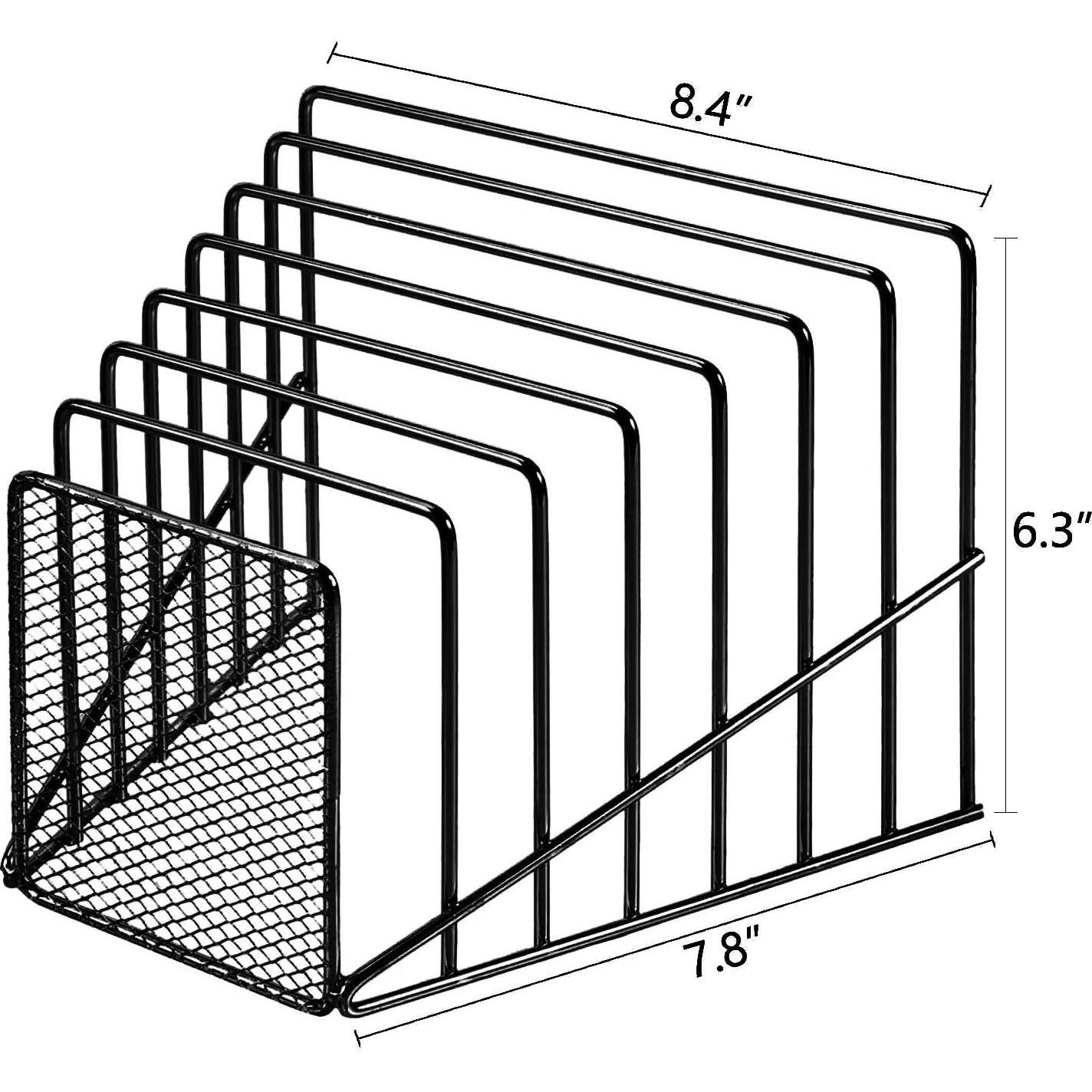 Organizador de Archivos GoldOrcle 7 Secciones Negro