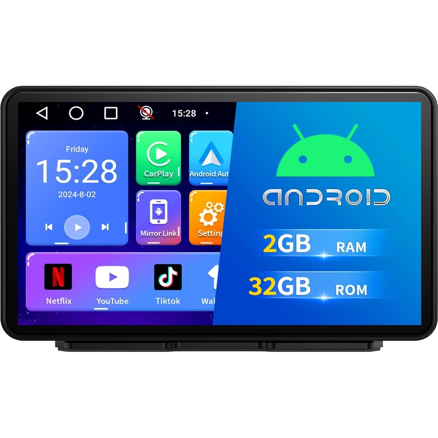 Pantalla Carplay Android 13 Imagebon 7" GPS WiFi Bluetooth