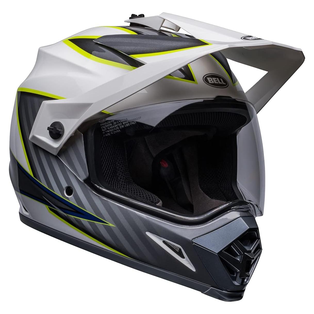 Casco Bell MX-9 Aventura MIPS Unisex Pequeño Blanco/Amarillo