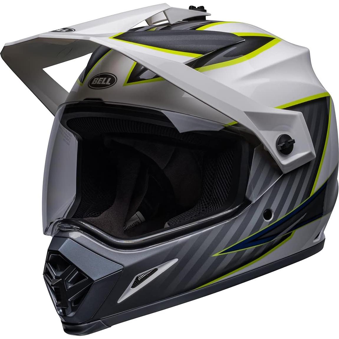 Casco Bell MX-9 Aventura MIPS Unisex Pequeño Blanco/Amarillo