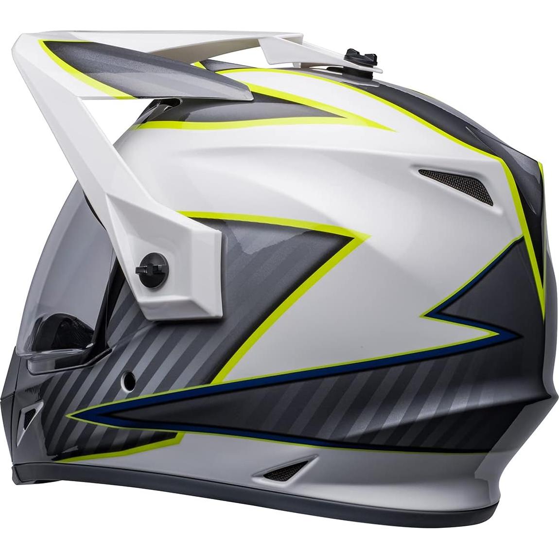 Casco Bell MX-9 Aventura MIPS Unisex Pequeño Blanco/Amarillo