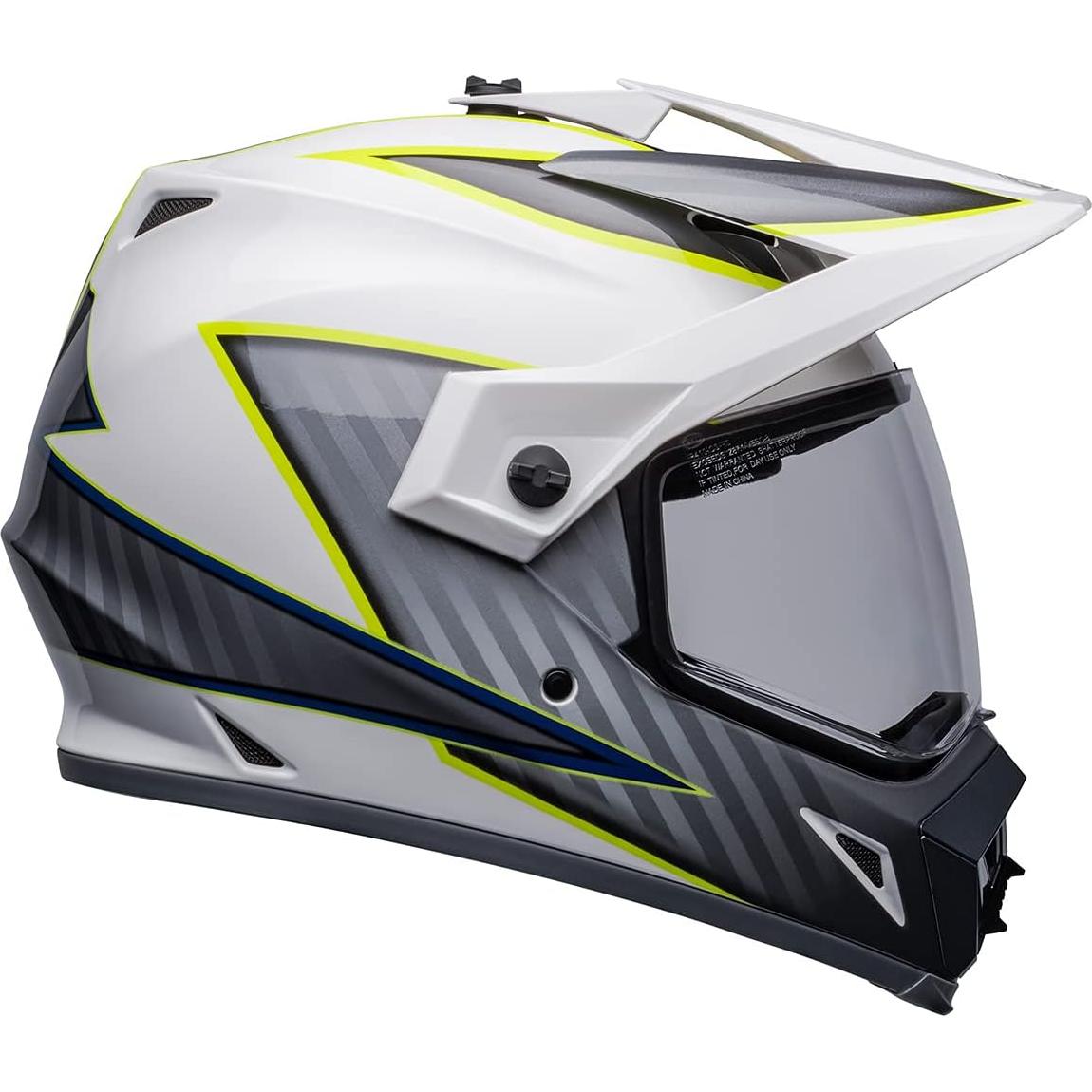 Casco Bell MX-9 Aventura MIPS Unisex Pequeño Blanco/Amarillo