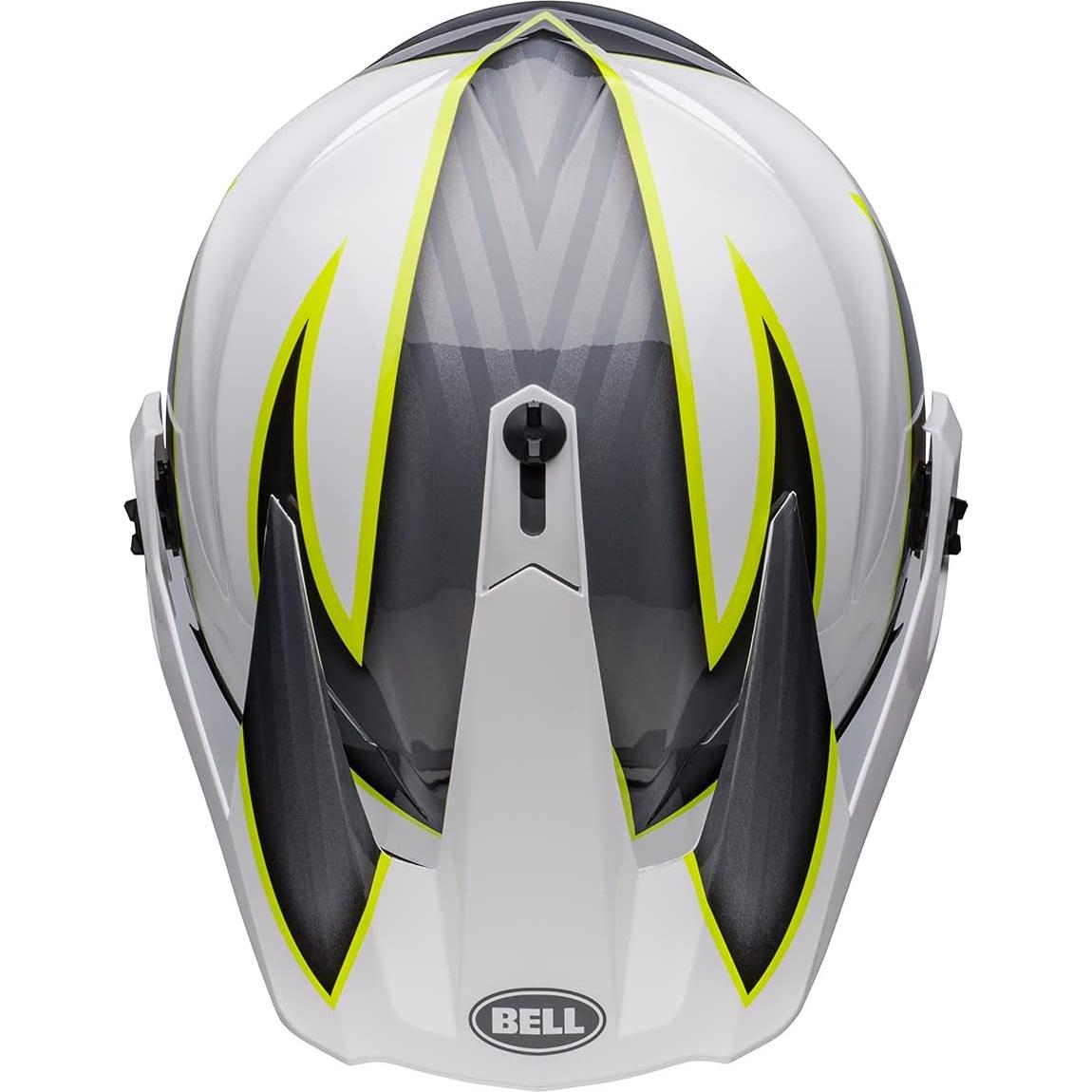 Casco Bell MX-9 Aventura MIPS Unisex Pequeño Blanco/Amarillo