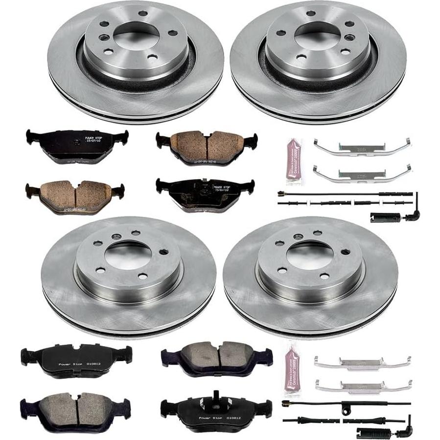 Kit de Freno Power Stop KOE871 Delantero y Trasero OE BMW
