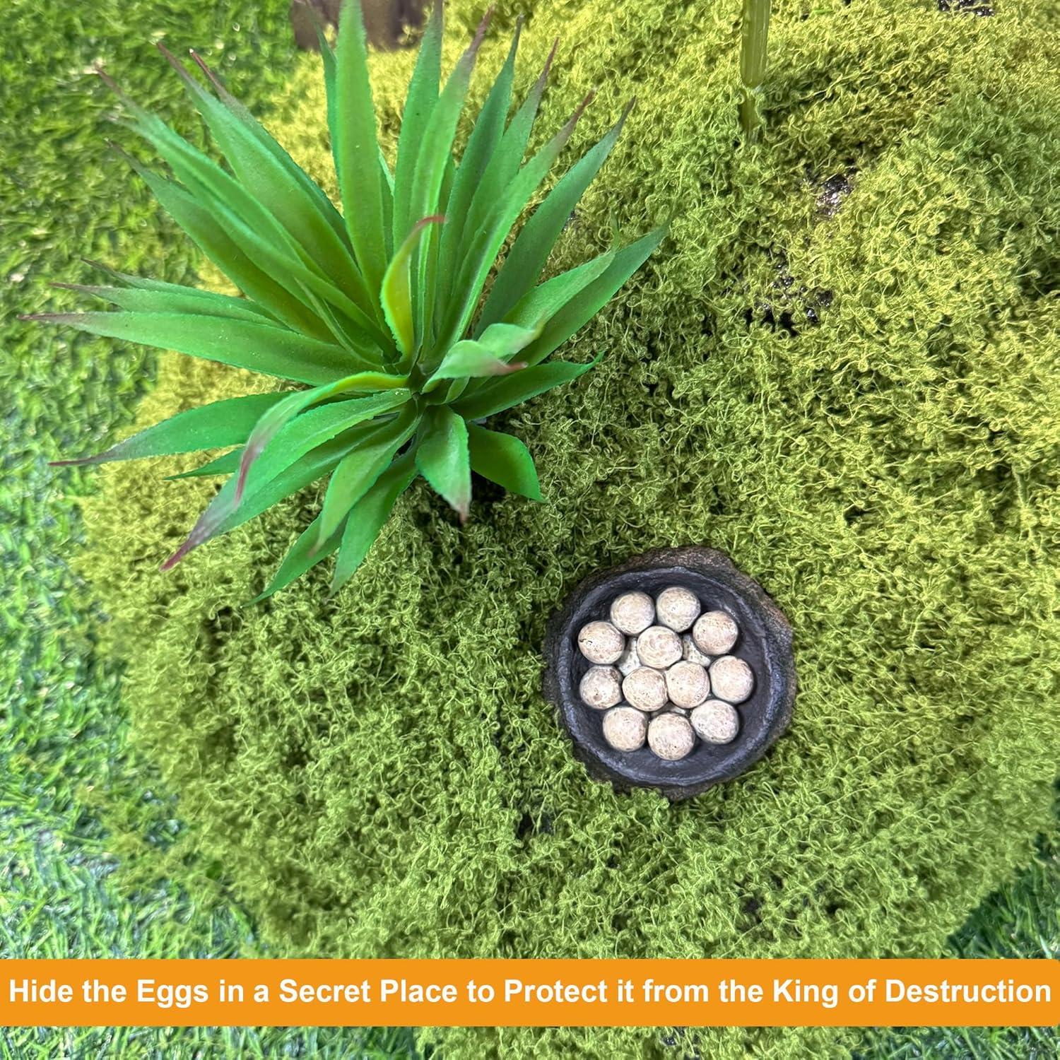 Puerta de Parque de Dinosaurios EKU 30 cm con Accesorios