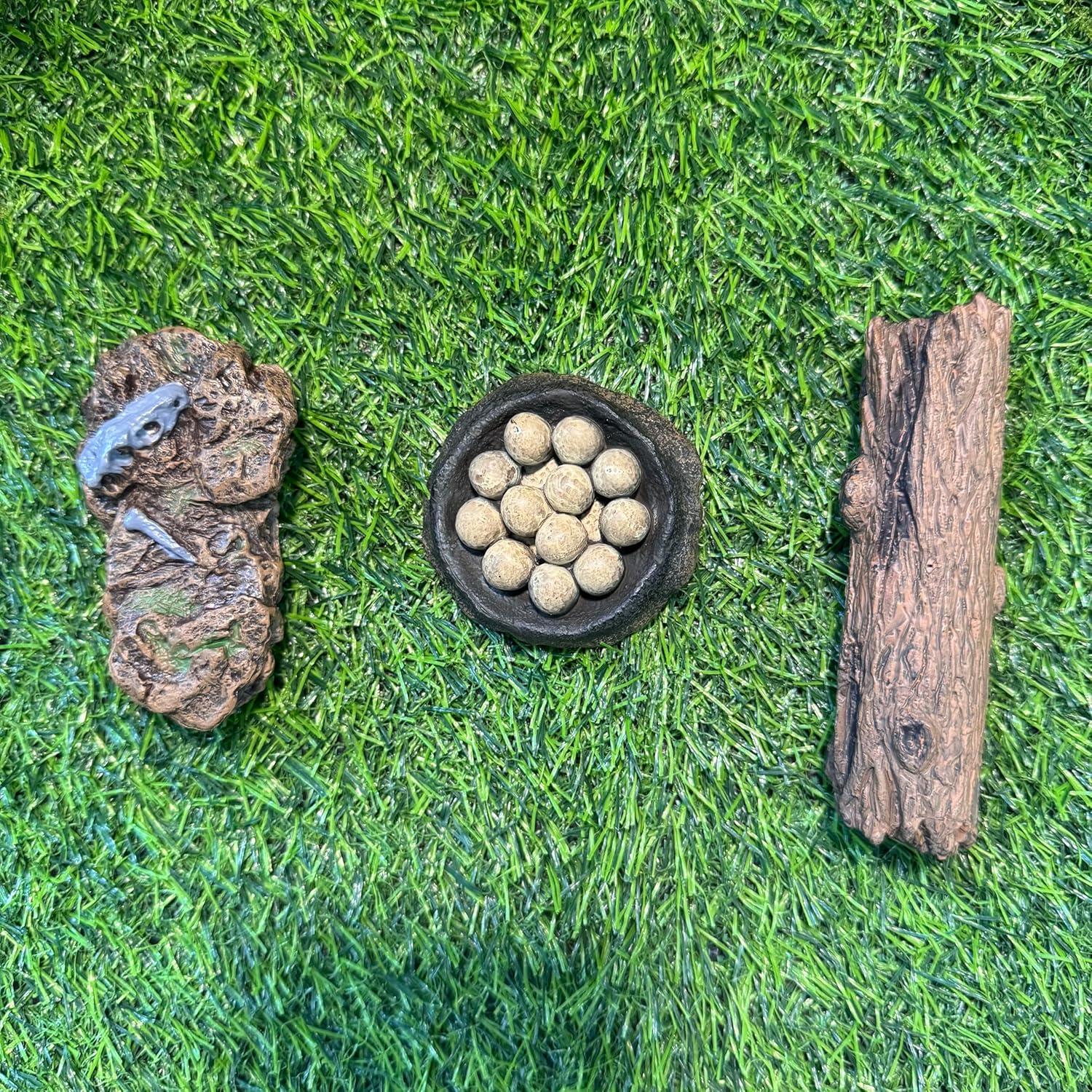 Puerta de Parque de Dinosaurios EKU 30 cm con Accesorios