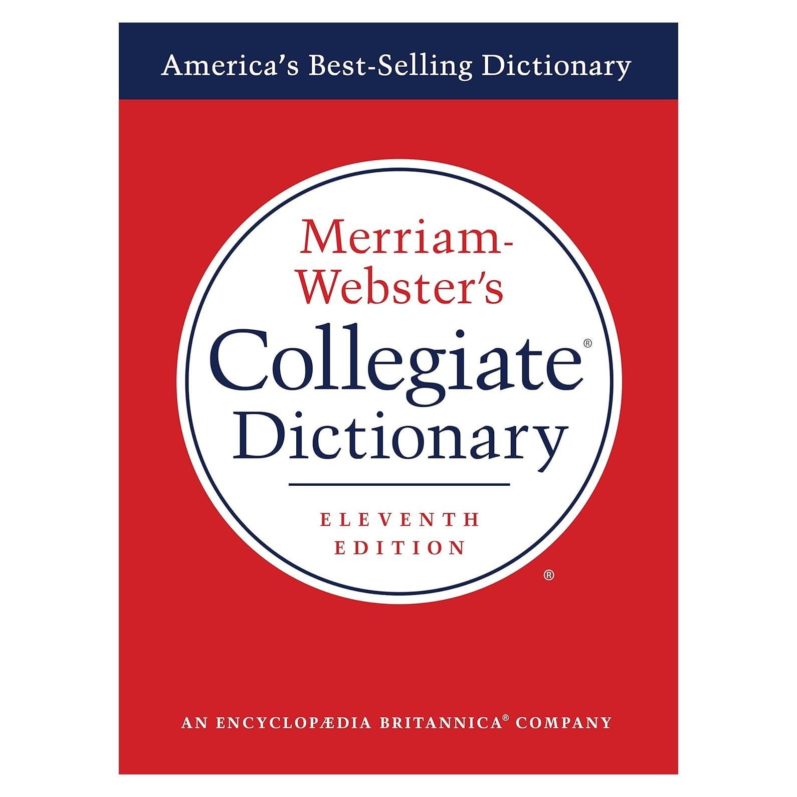 Merriam-Webster's Collegiate Dictionary, 11th Edition, Laminated Hardcover, Plain-Edged