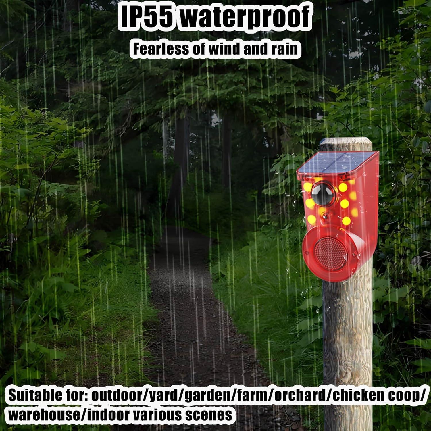 Alarma Solar SENKEFEI K11 - Impermeable, 110dB, 6 Piezas