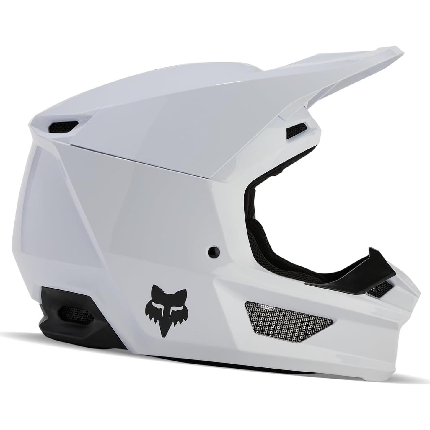 Casco de motocross Fox Racing V CORE blanco grande