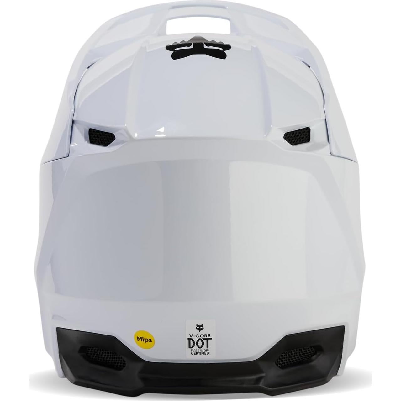 Casco de motocross Fox Racing V CORE blanco grande