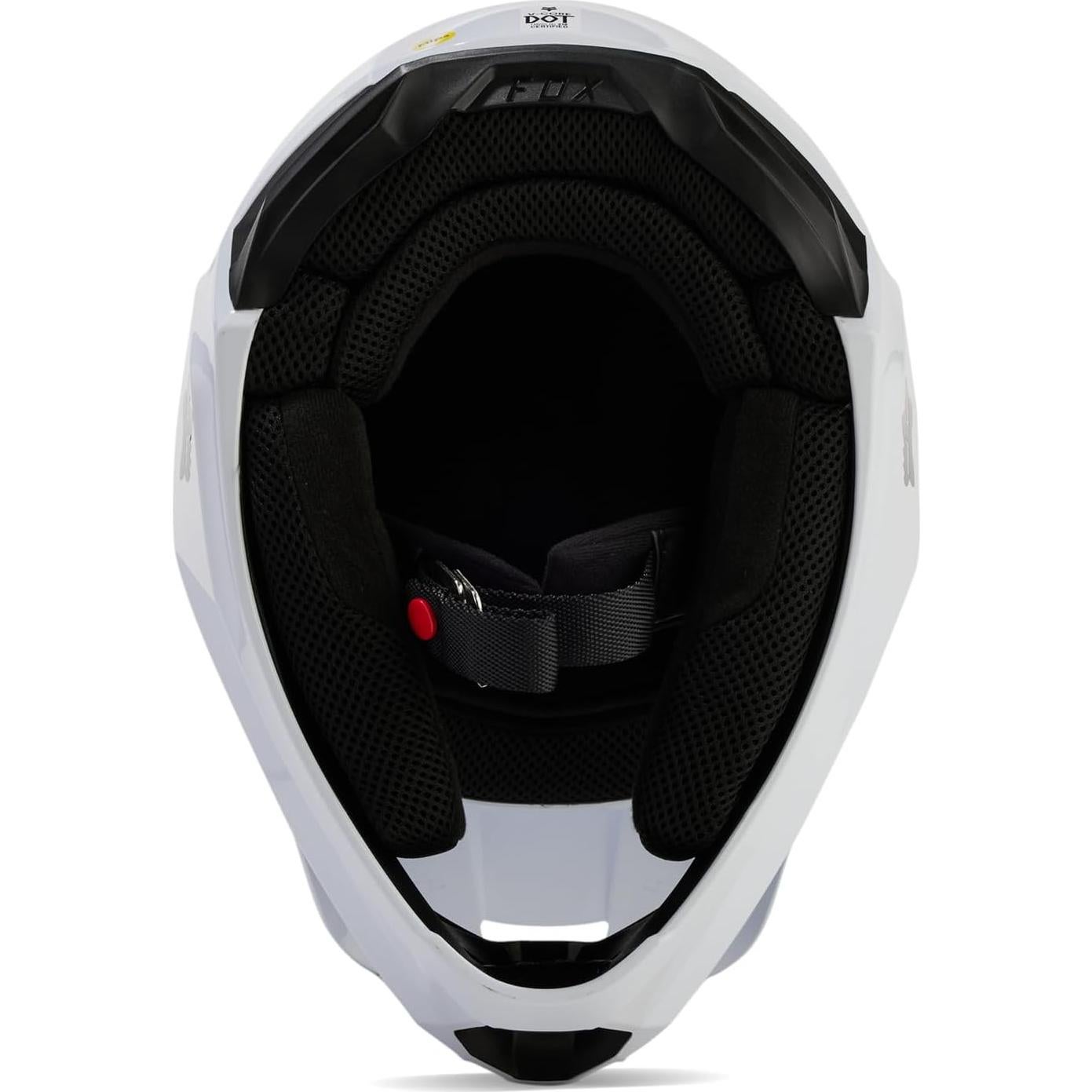 Casco de motocross Fox Racing V CORE blanco grande