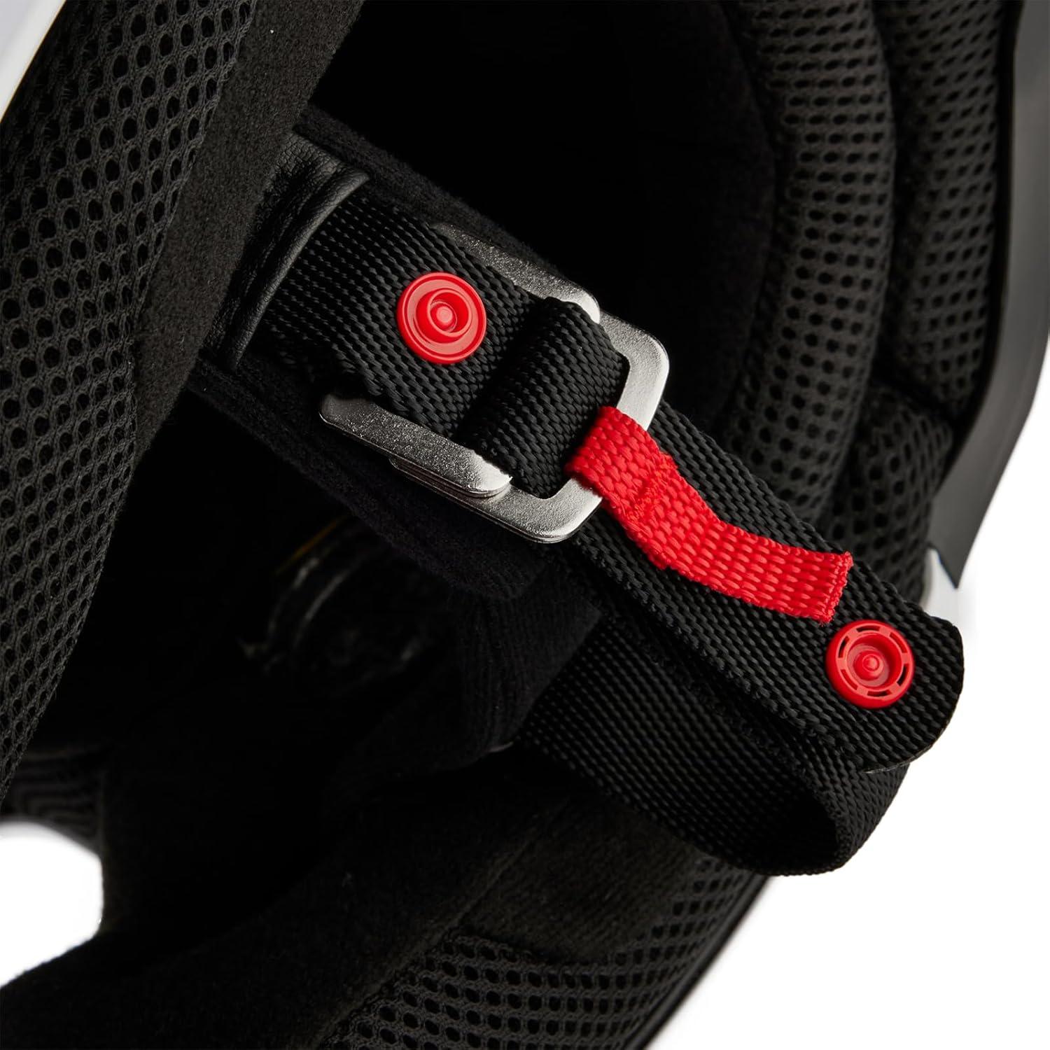 Casco de motocross Fox Racing V CORE blanco grande