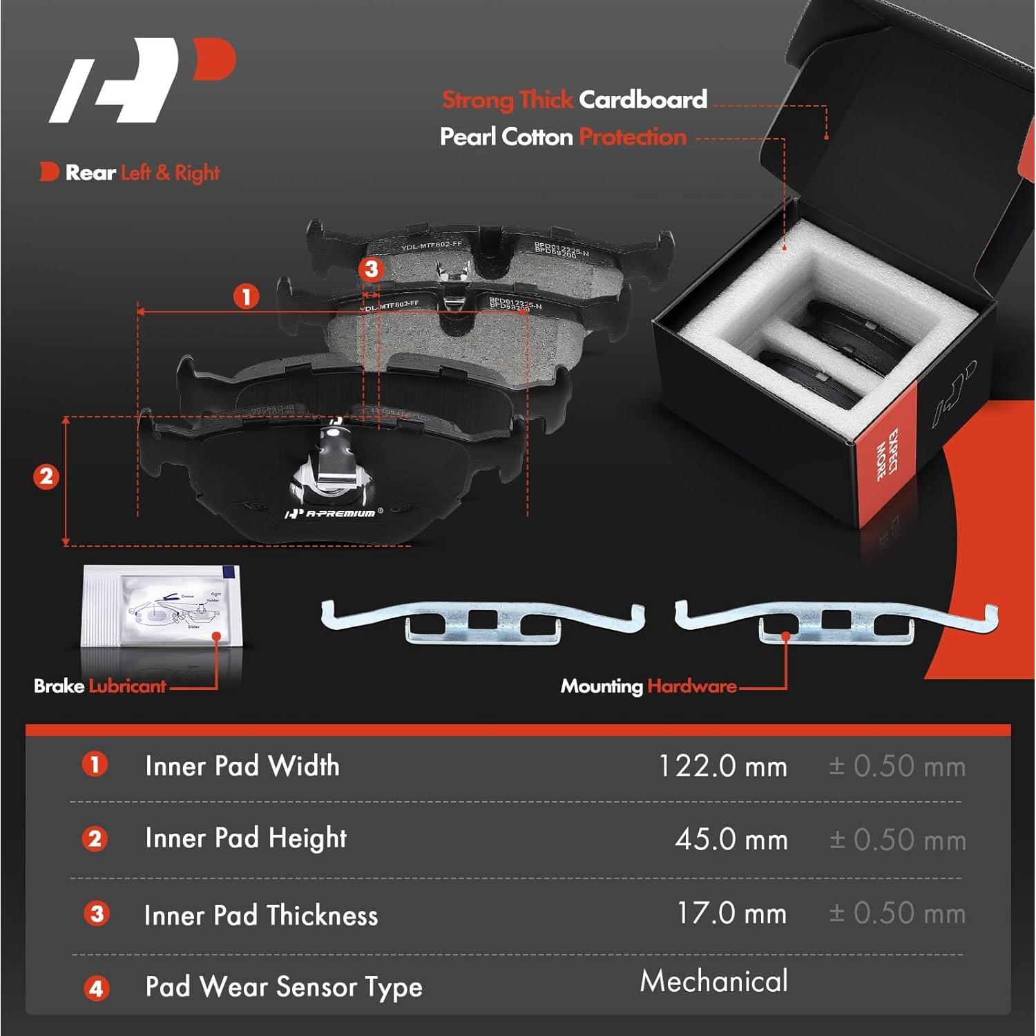 Discos de Freno A-Premium 293.8mm + Pastillas Cerámicas BMW E46