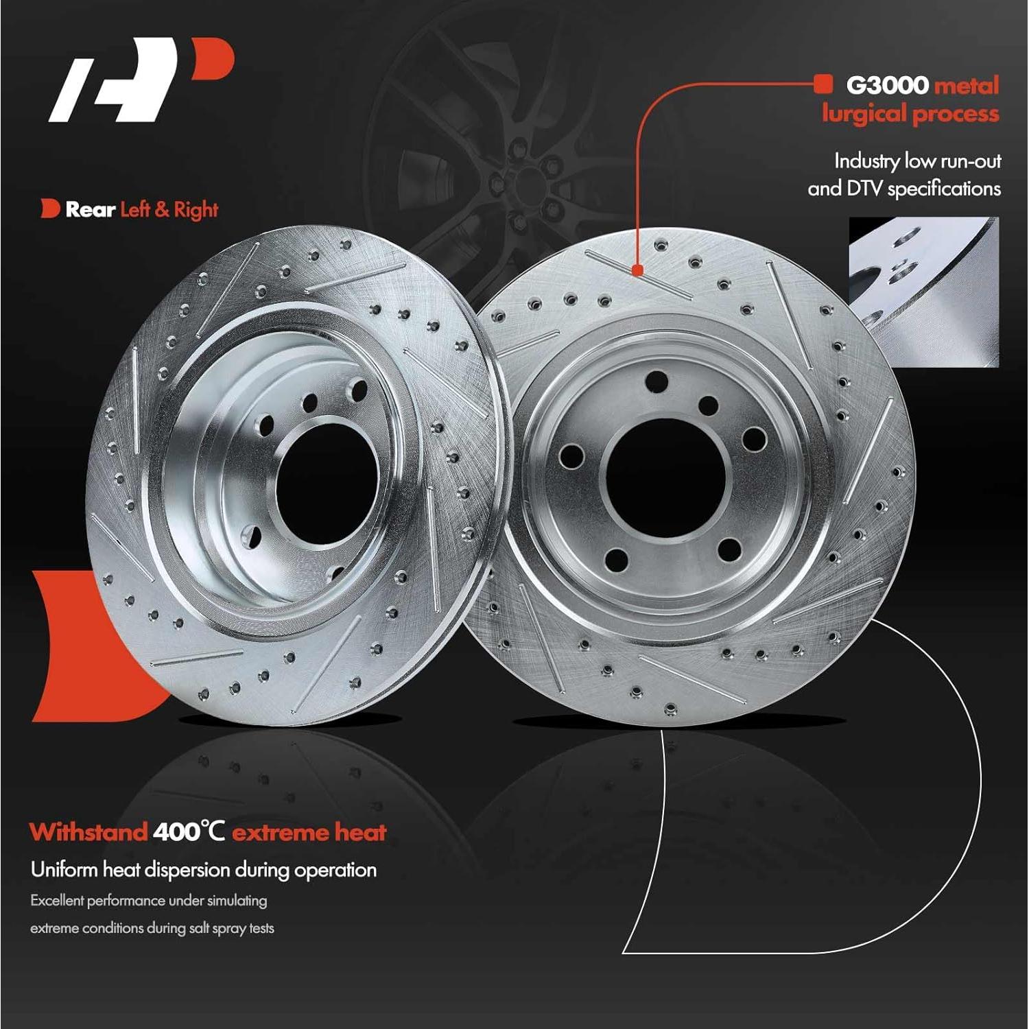 Discos de Freno A-Premium 293.8mm + Pastillas Cerámicas BMW E46