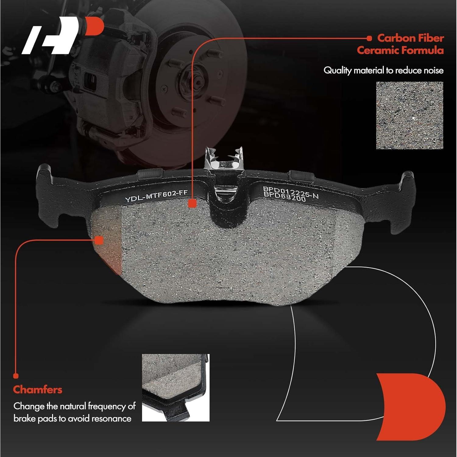 Discos de Freno A-Premium 293.8mm + Pastillas Cerámicas BMW E46