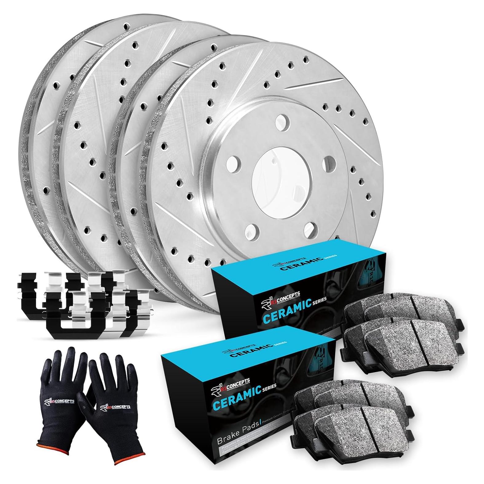 Kit de Frenos Delantero y Trasero R1 Concepts eLine para BMW 323i, 325i, 328Ci 2000-2006