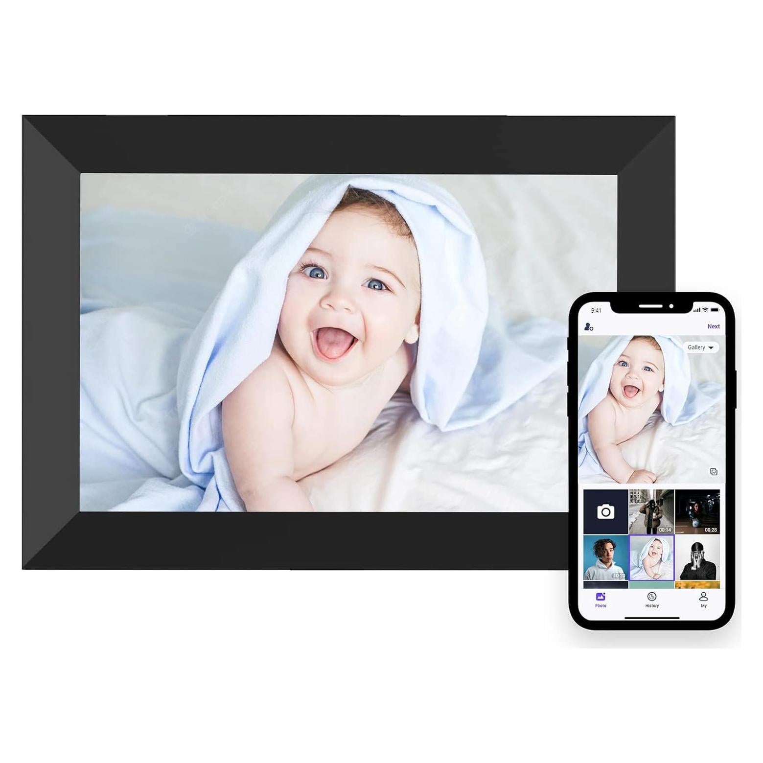 Marco de fotos digital Mezed 10.1" IPS 1280x800 WiFi