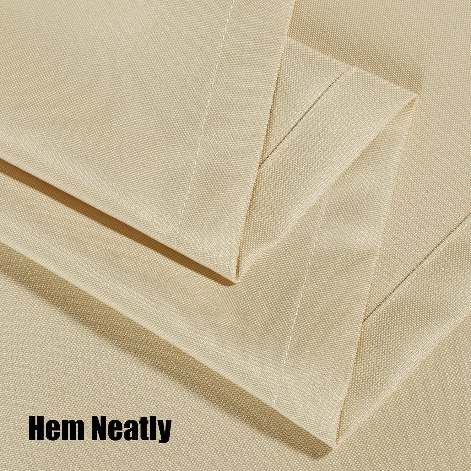 Cortina Impermeable BONZER 54x84 cm Crema para Exterior