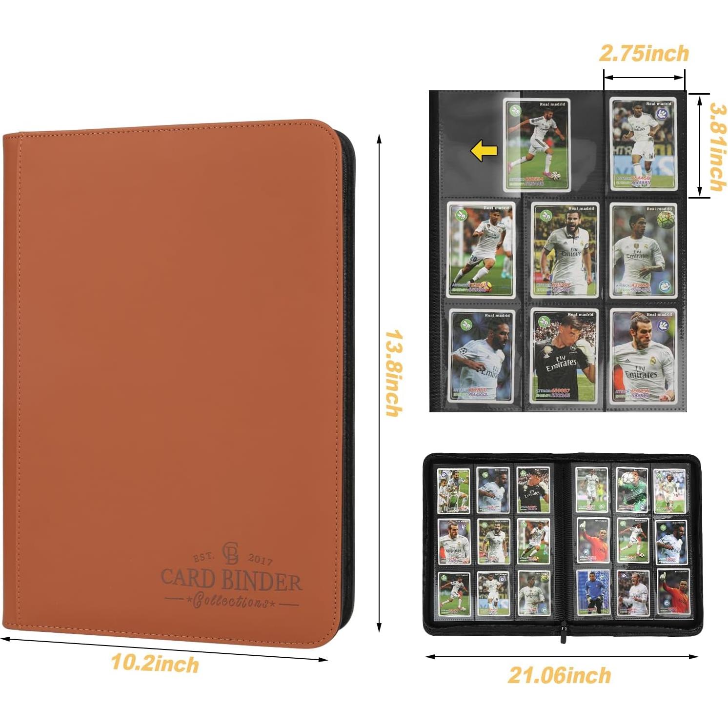 Carpeta de Tarjetas de Comercio Foalgo 9 Bolsillos 540 Tarjetas