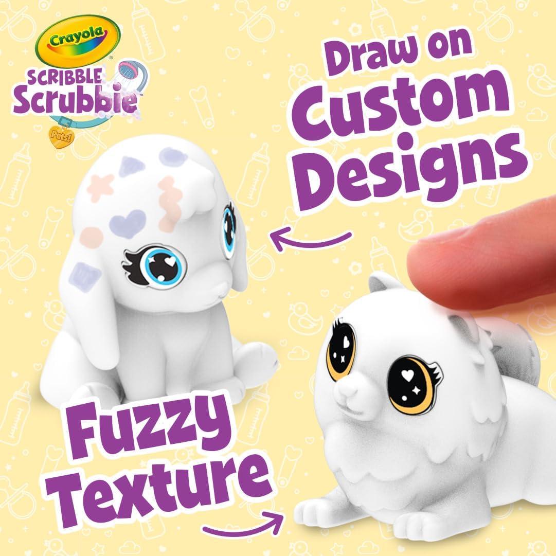 Juego de Guardería Scribble Scrubbie Crayola con Mascotas Bebé