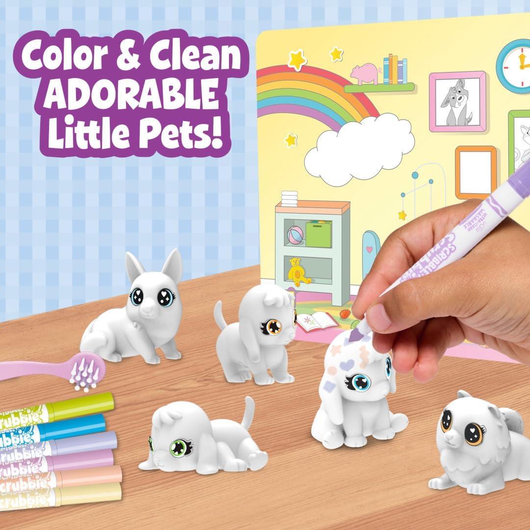 Juego de Guardería Scribble Scrubbie Crayola con Mascotas Bebé