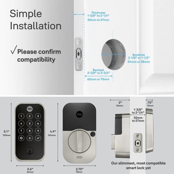 Cerradura Inteligente Yale Assure Lock 2 Touch Wi-Fi