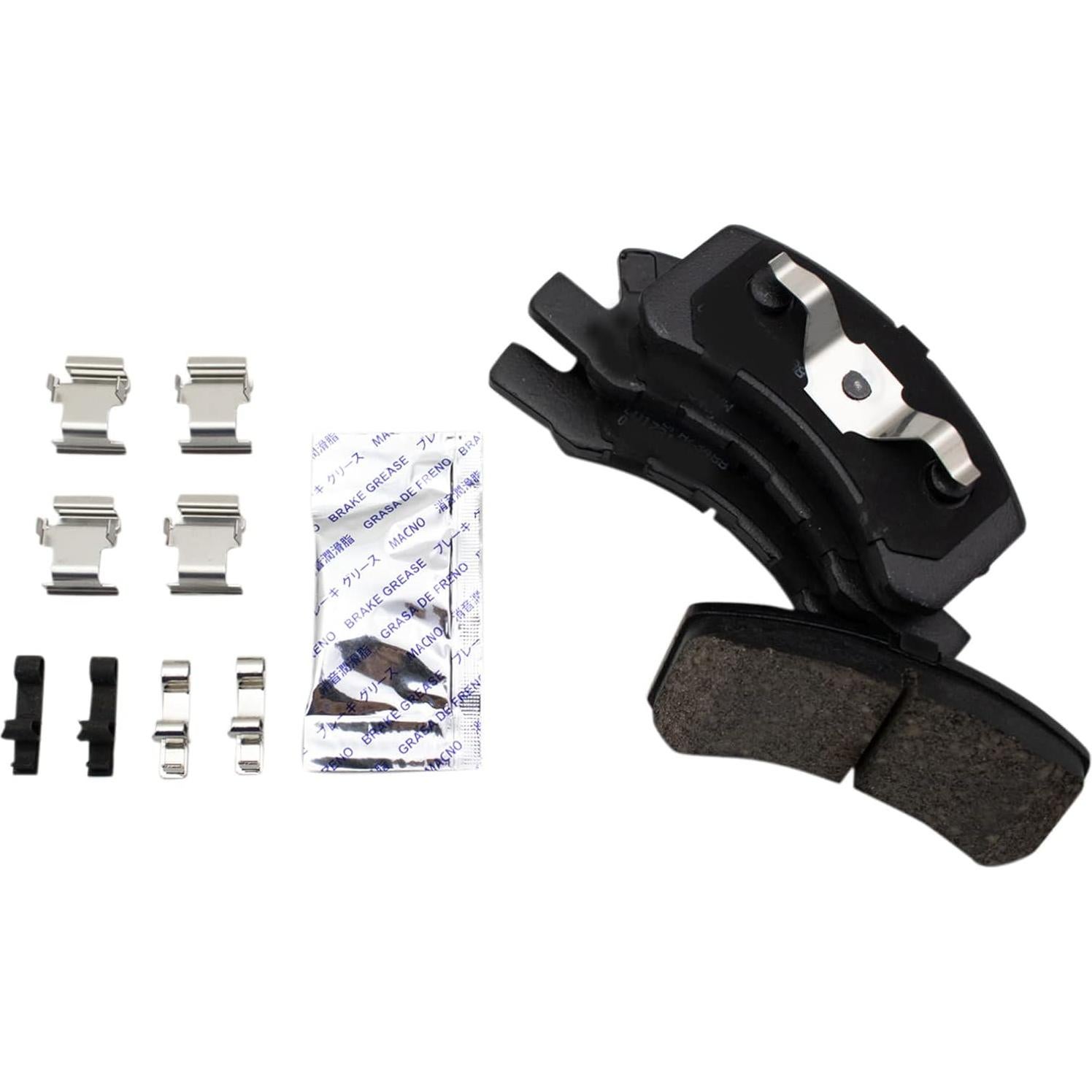 Kit de Pastillas y Discos de Freno Cerámicos TRQ BKA19493 para Mitsubishi Mirage 2014-2015