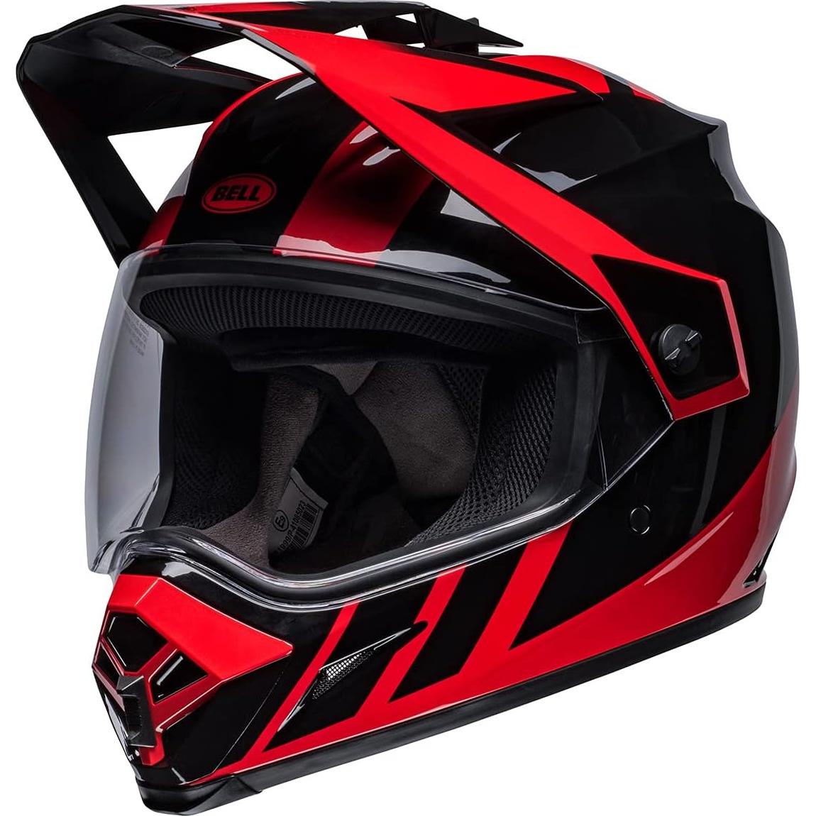 Casco Bell MX-9 Aventura MIPS Negro/Rojo Mediano