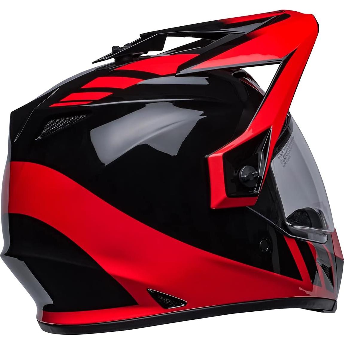 Casco Bell MX-9 Aventura MIPS Negro/Rojo Mediano