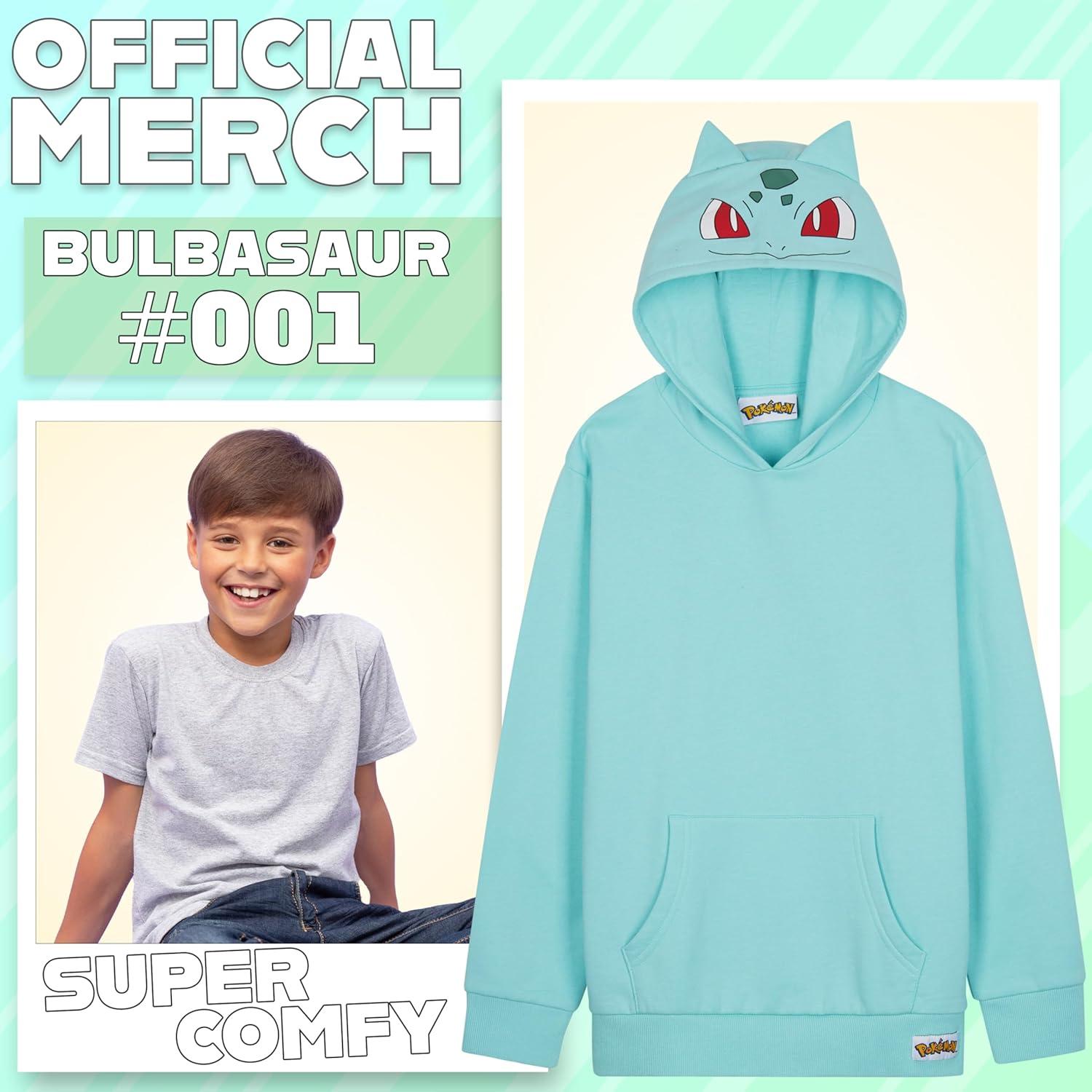 Sudadera con capucha Pokemon Fashion UK 11-12 años Turquesa