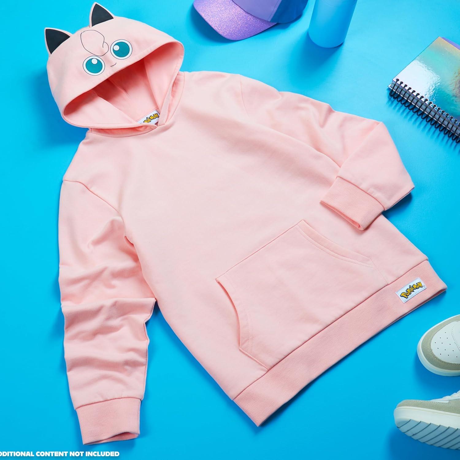 Sudadera con capucha Pokemon para niños 5-6 años Jigglypuff